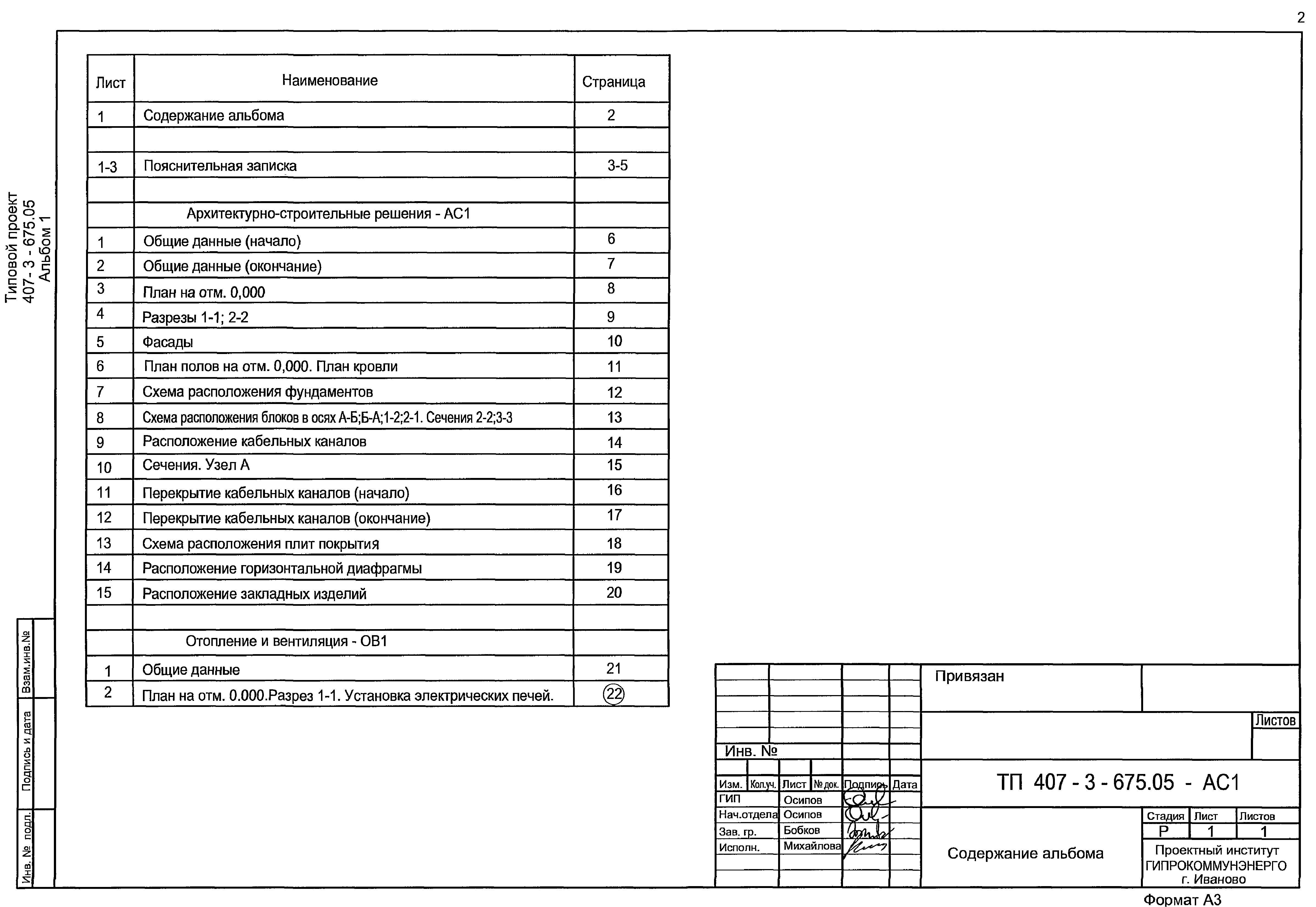 Требования к рабочему проекту