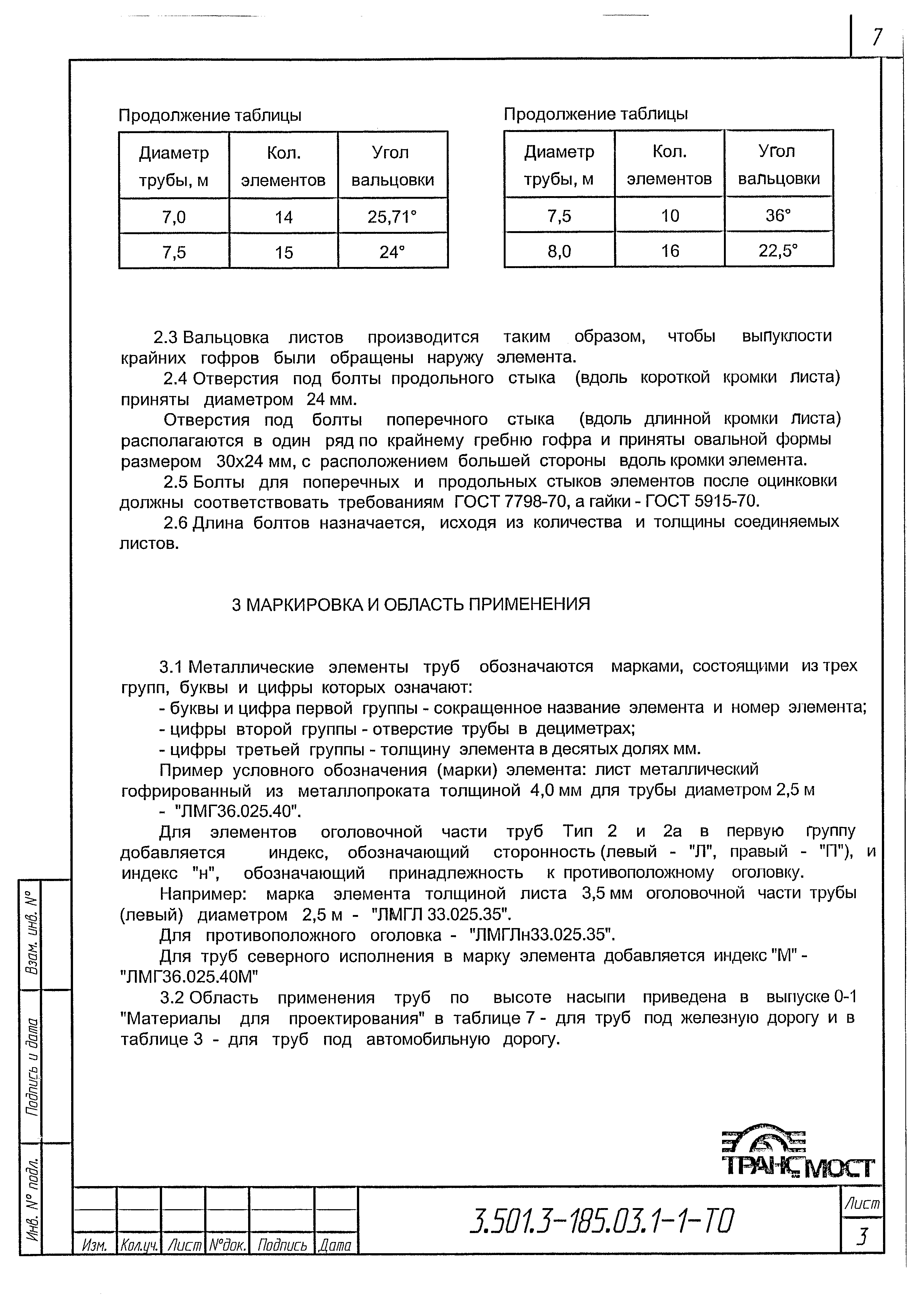 Серия 3.501.3-185.03