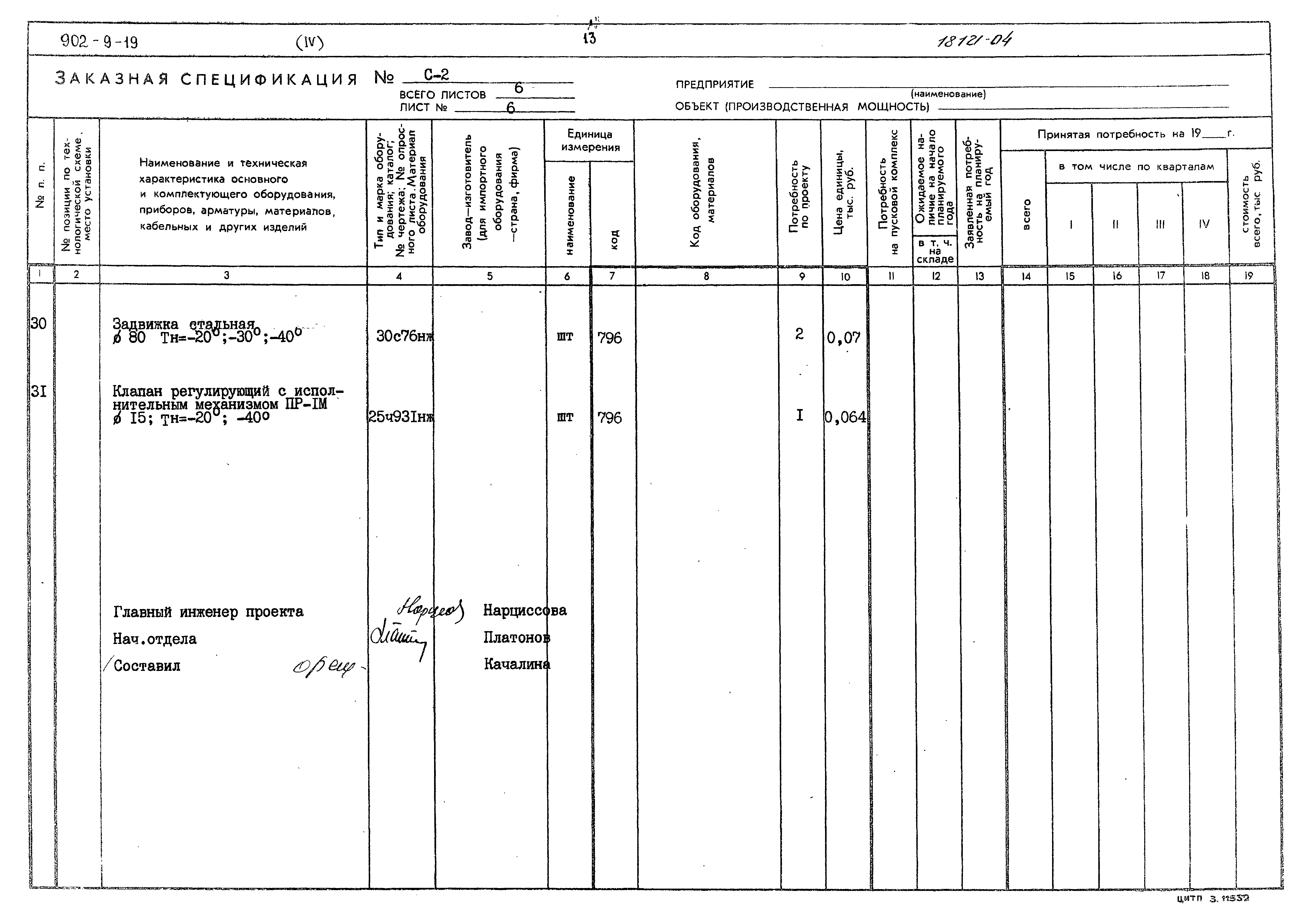 Типовой проект 902-9-19