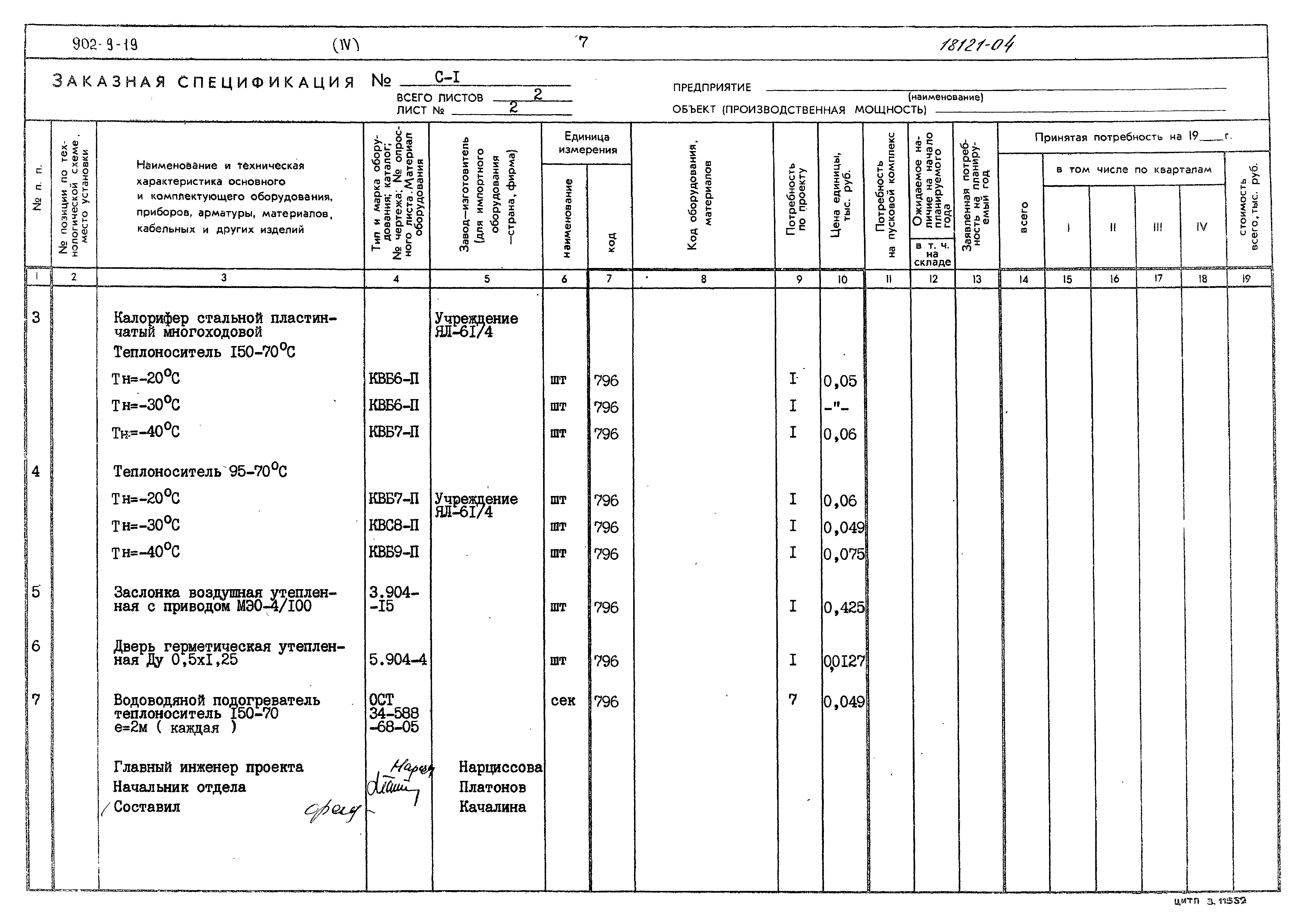 Типовой проект 902-9-19
