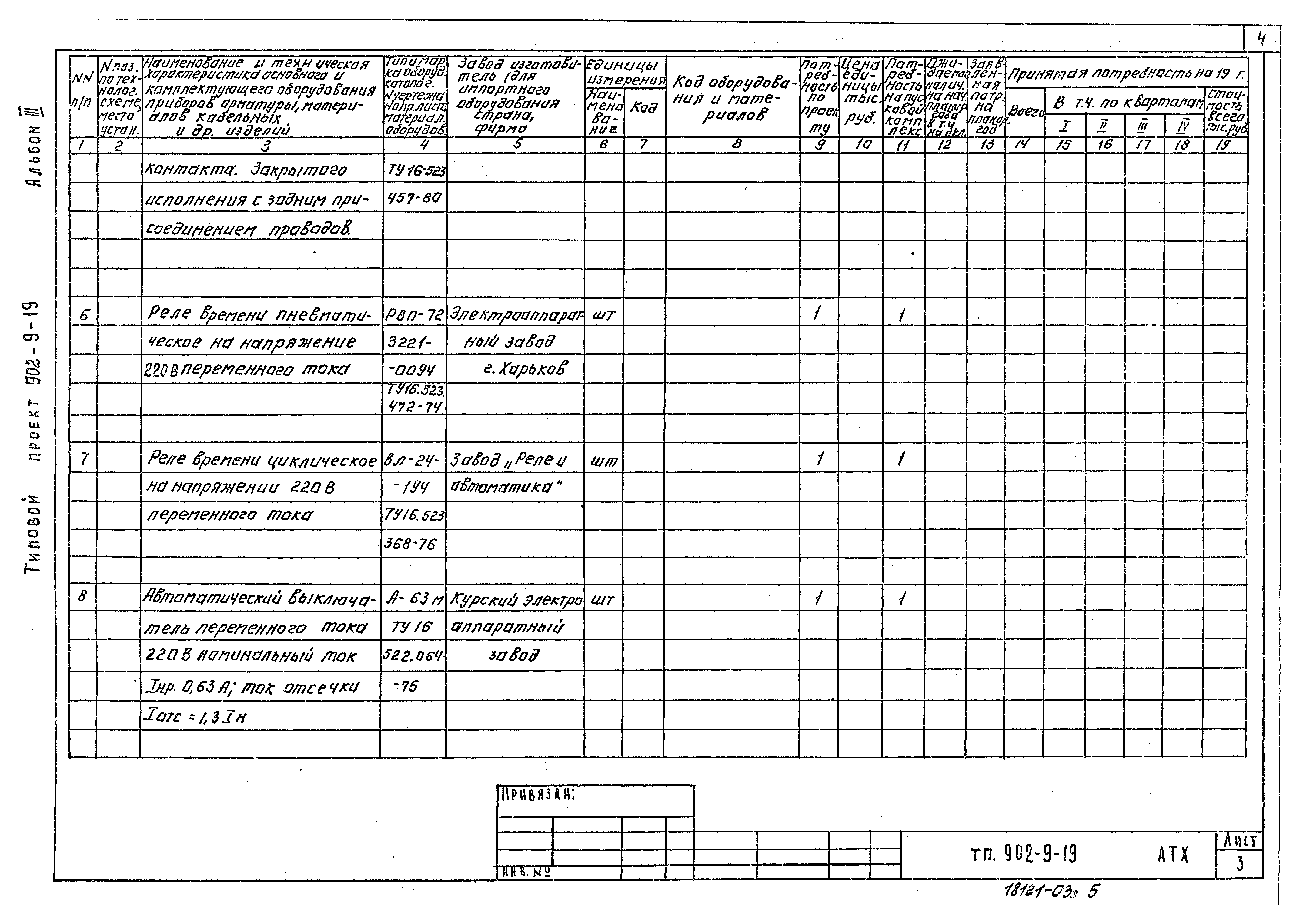 Типовой проект 902-9-19