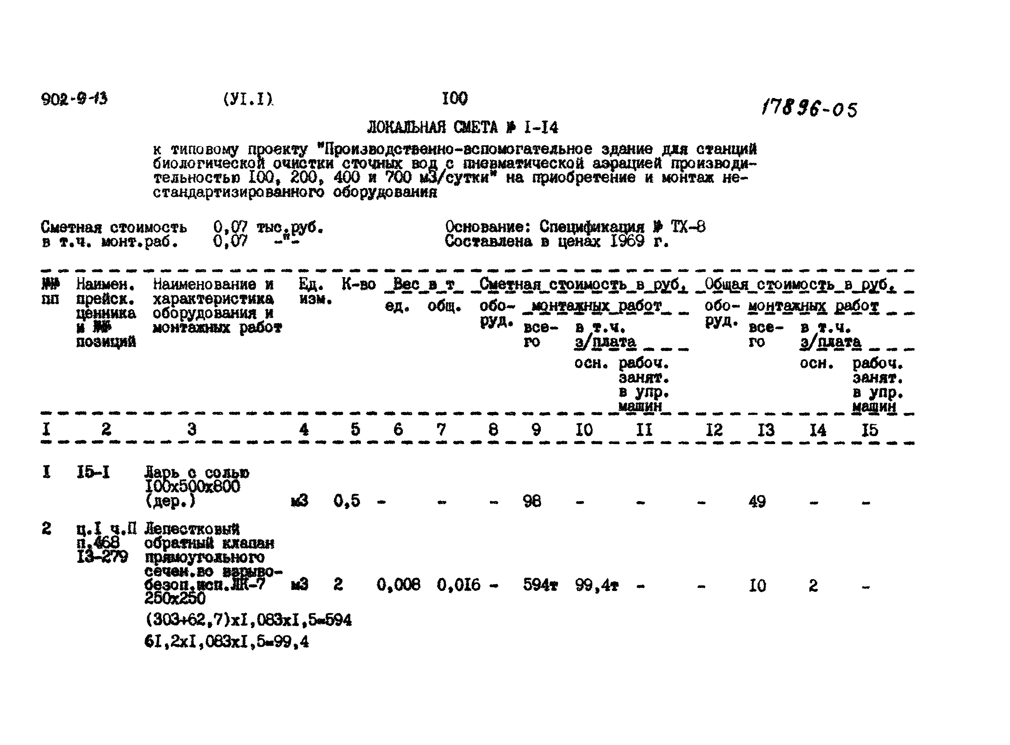 Типовой проект 902-9-13