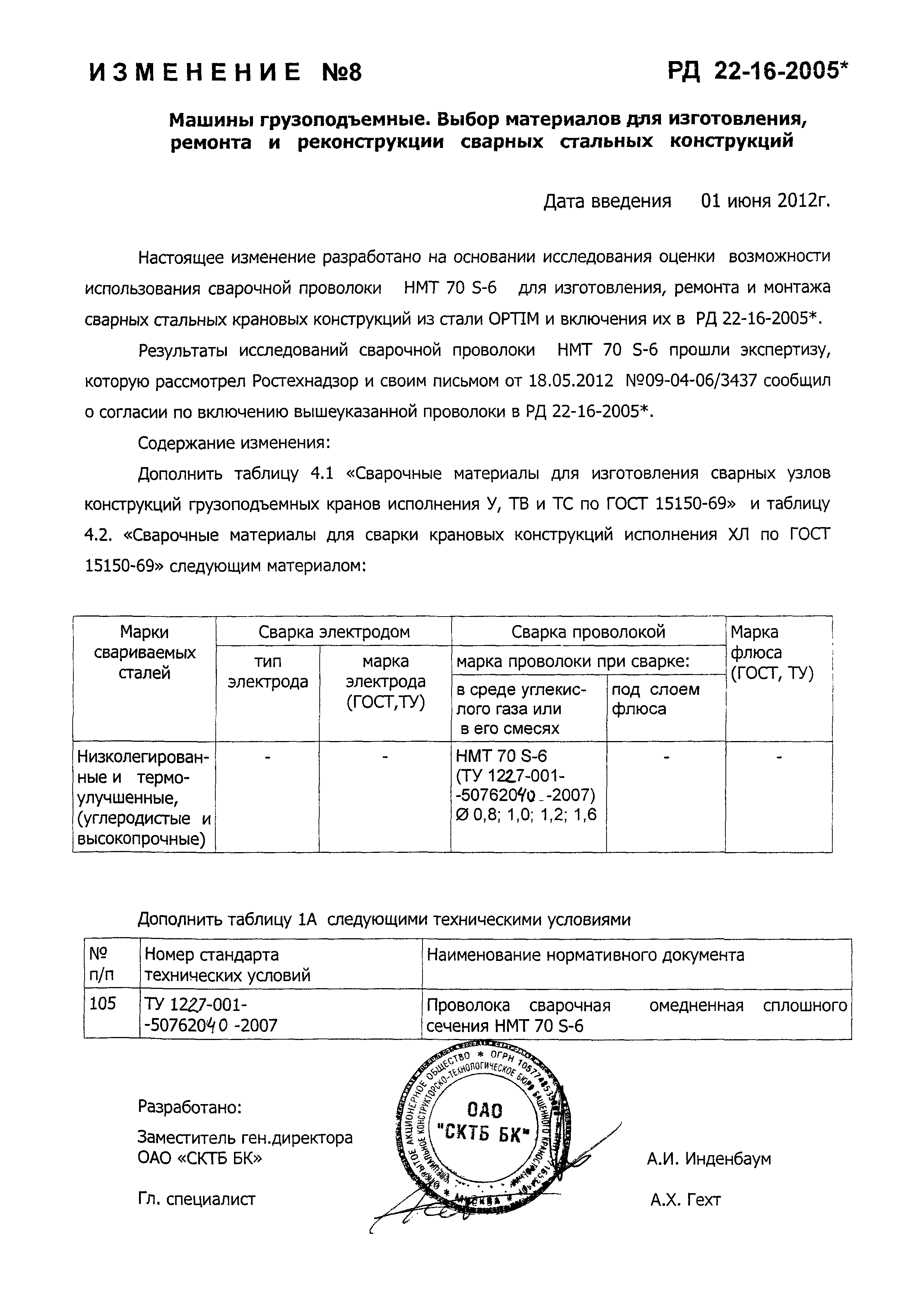 Скачать РД 22-16-2005* Руководящий нормативный материал. Машины  грузоподъемные. Выбор материалов для изготовления, ремонта и реконструкции  сварных стальных конструкций