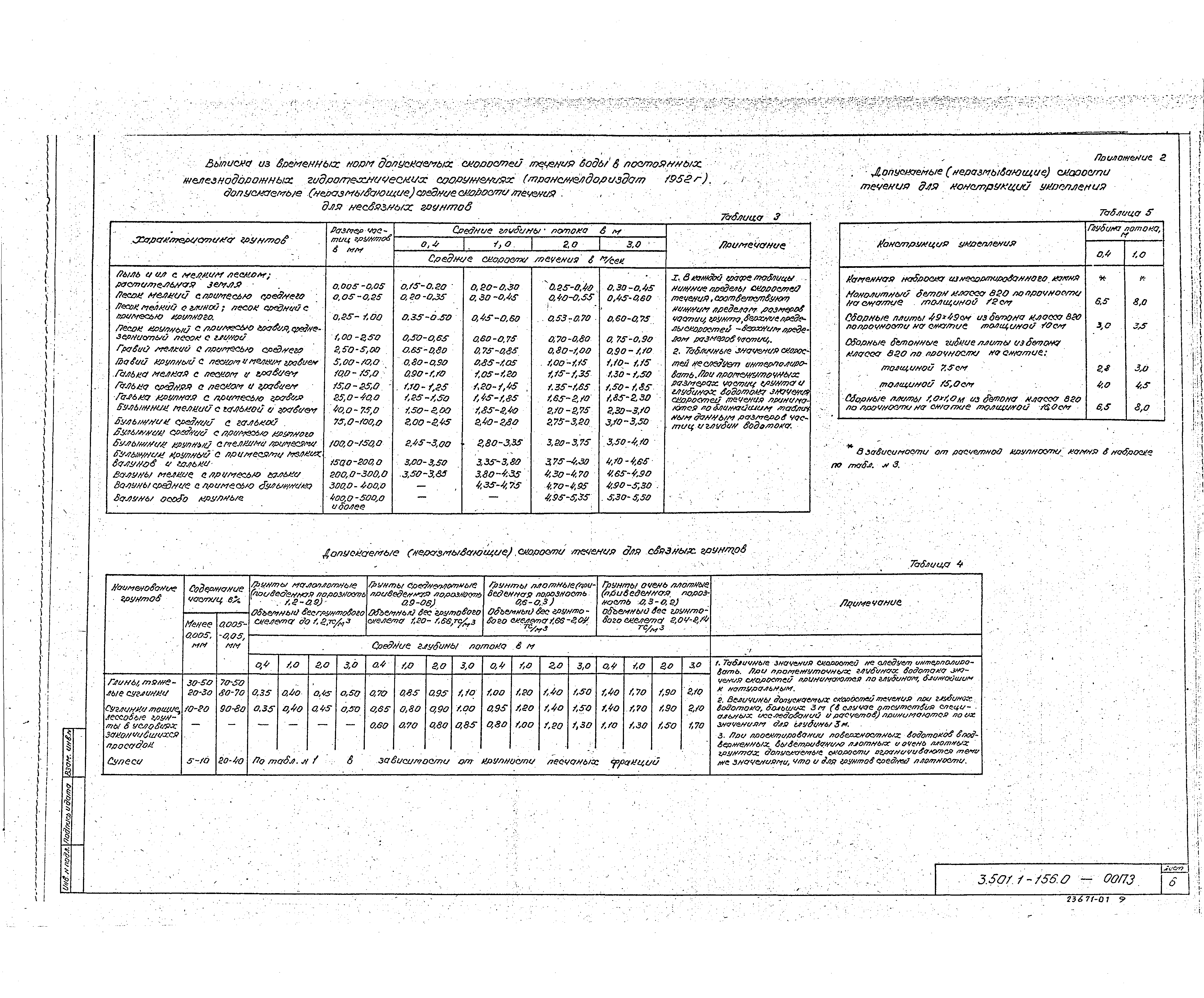 Скачать Серия 3.501.1-156 Выпуск 0. Конструкции укреплений. Материалы для  проектирования