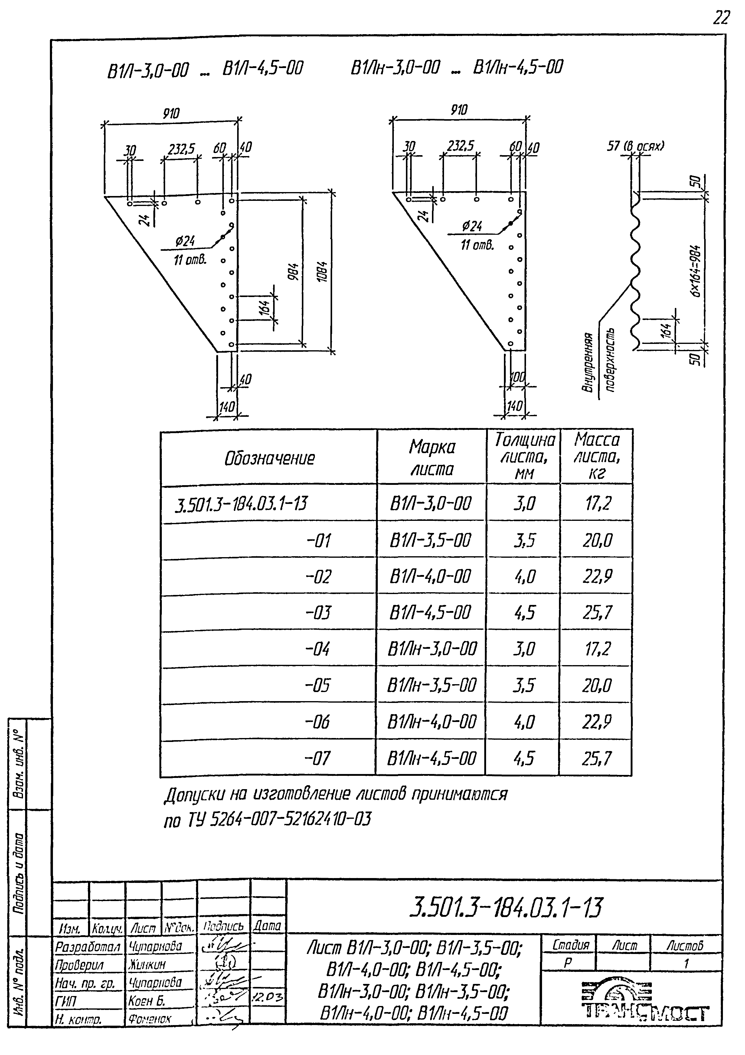 Серия 3.501.3-184.03