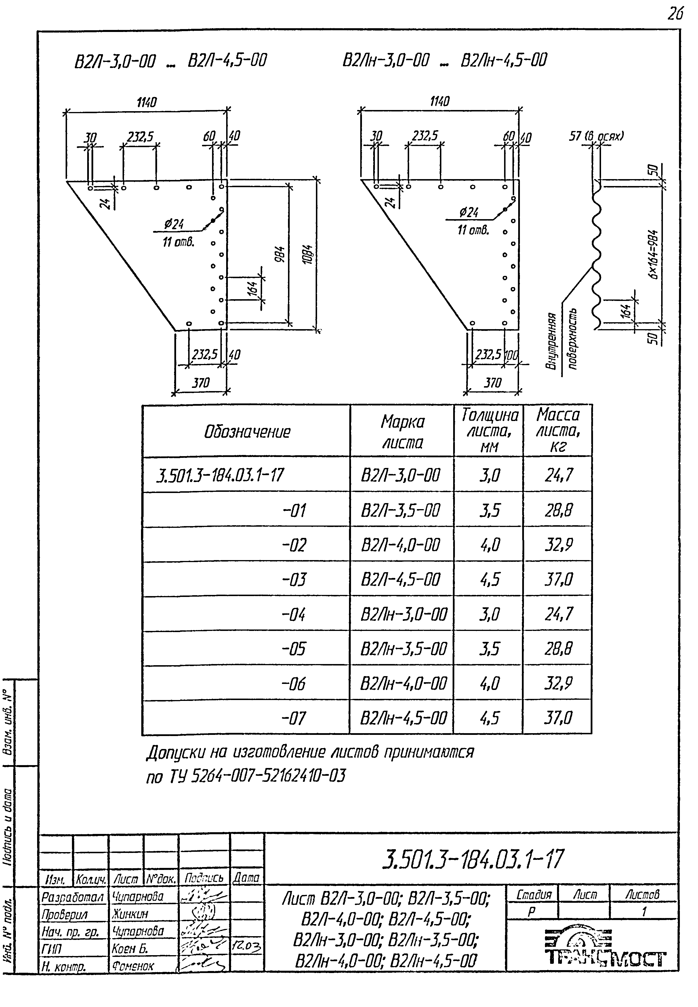 Серия 3.501.3-184.03