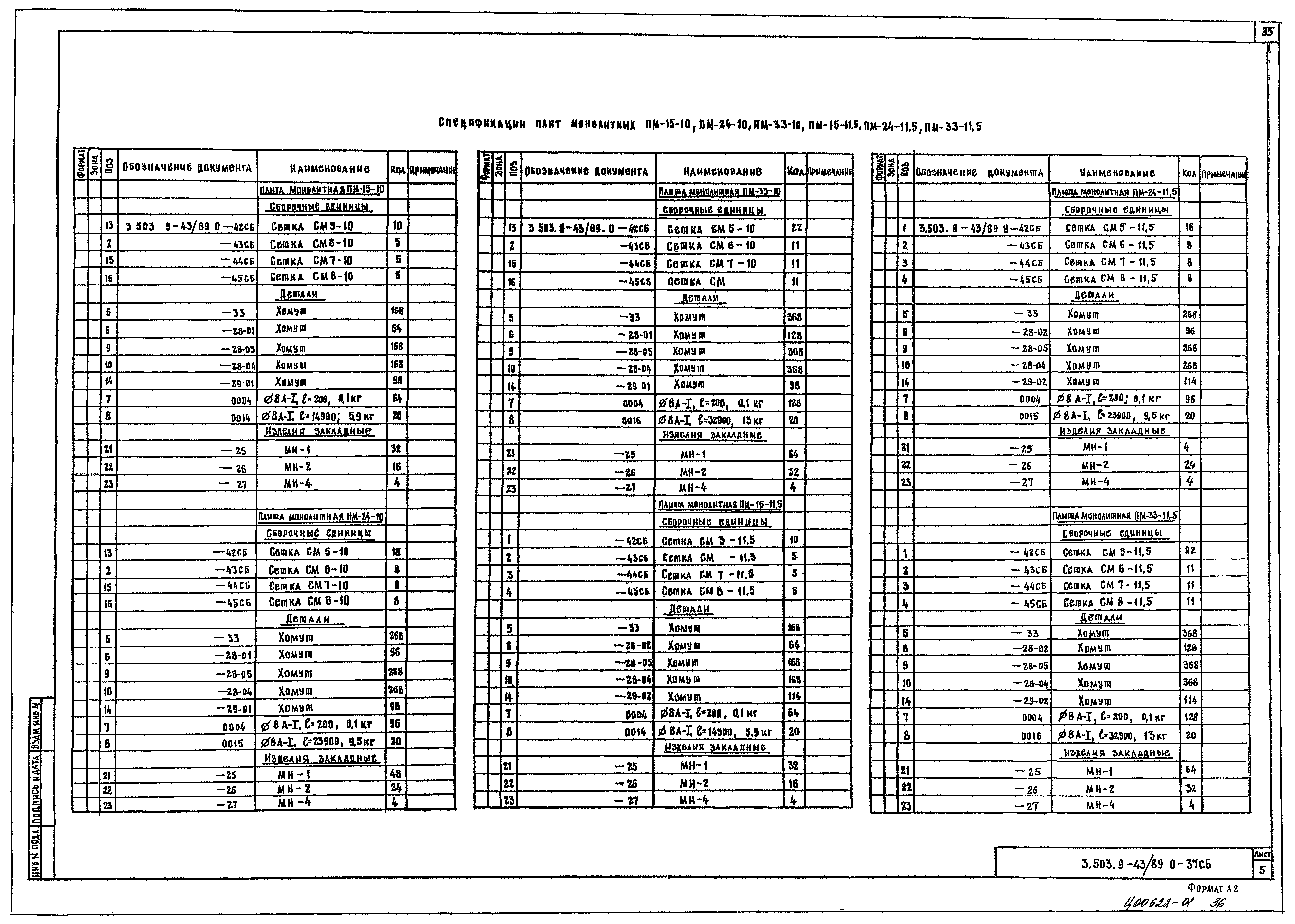 Серия 3.503.9-43/89