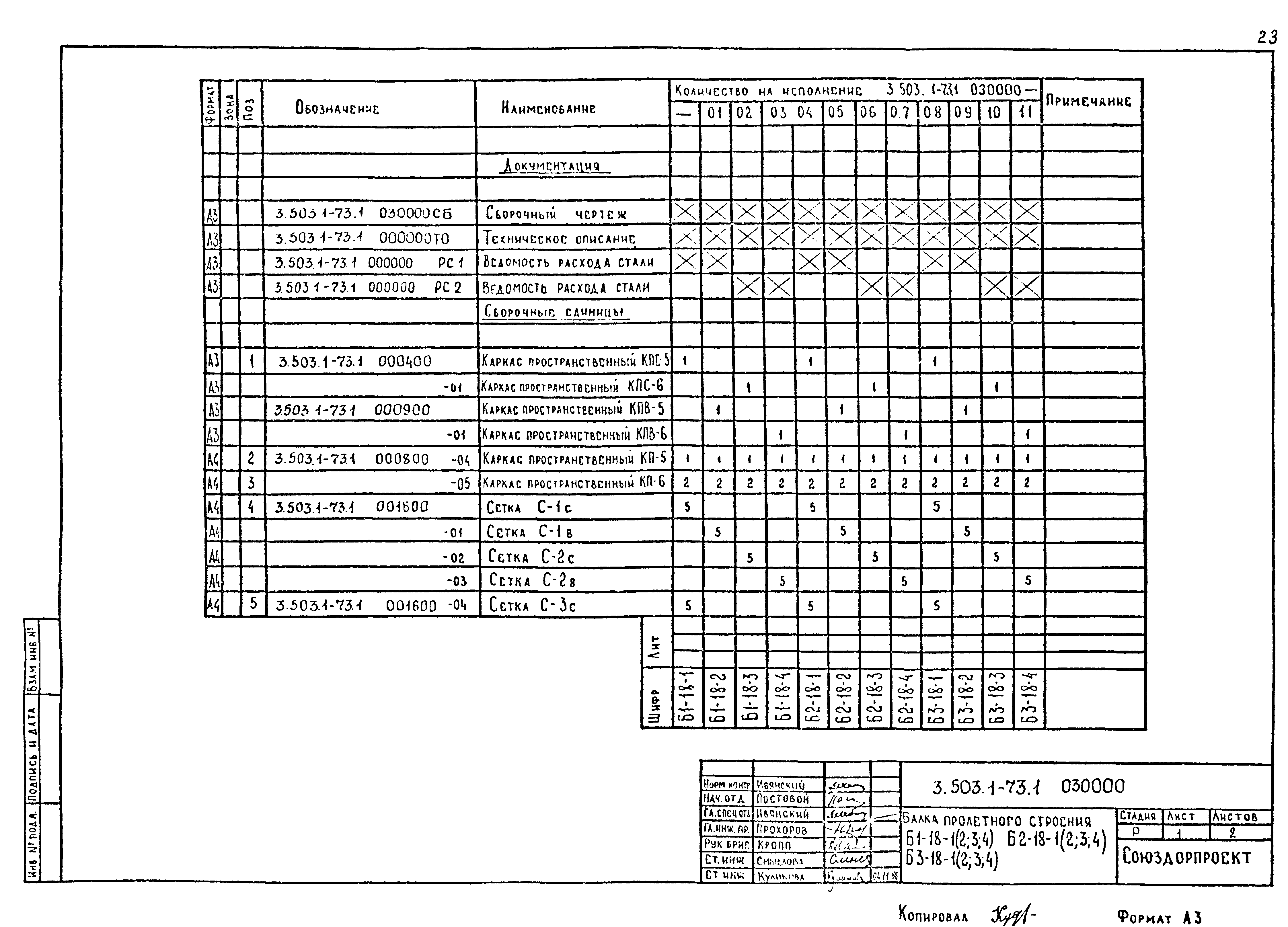 Серия 3.503.1-73