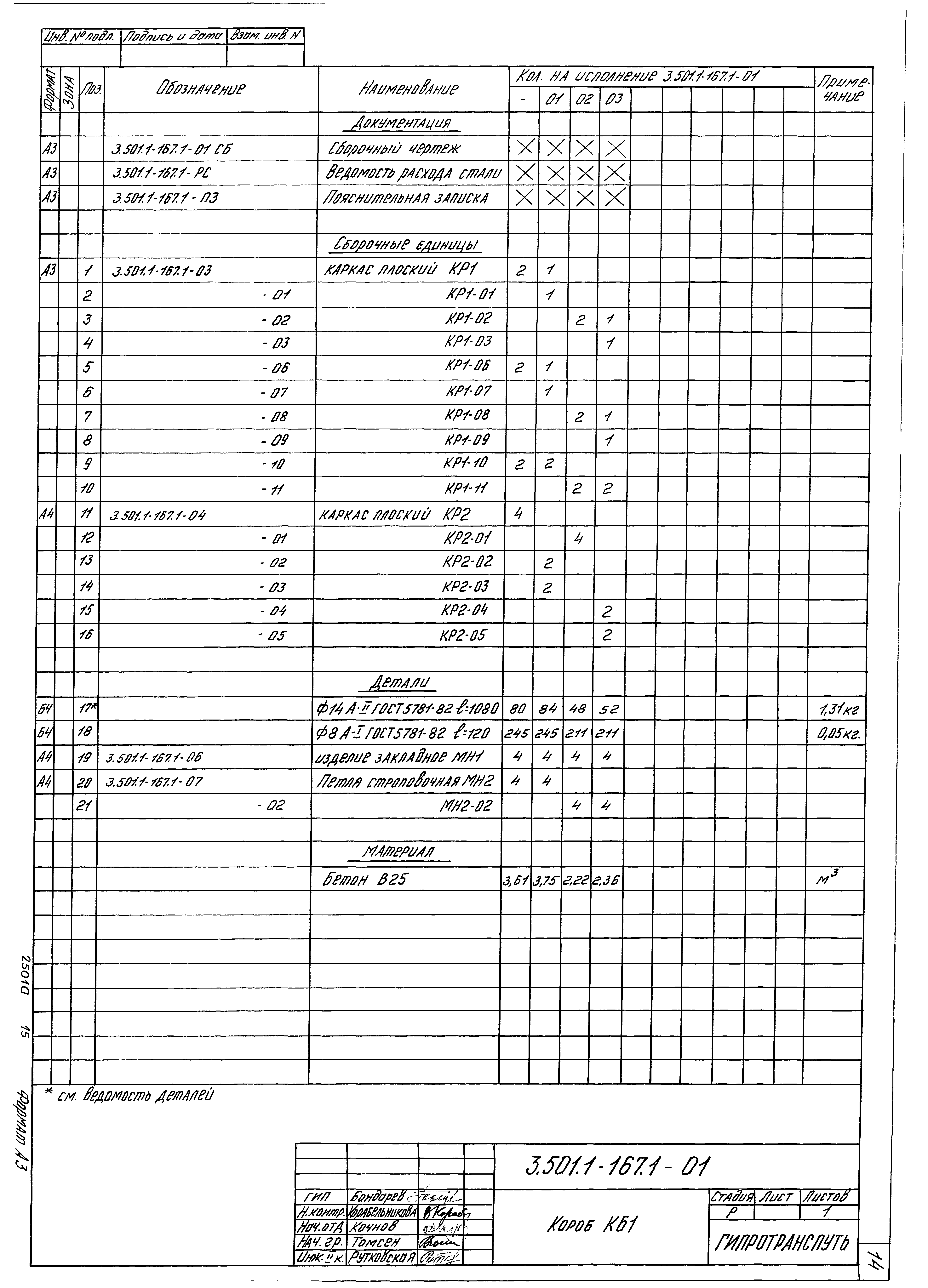 Серия 3.501.1-167