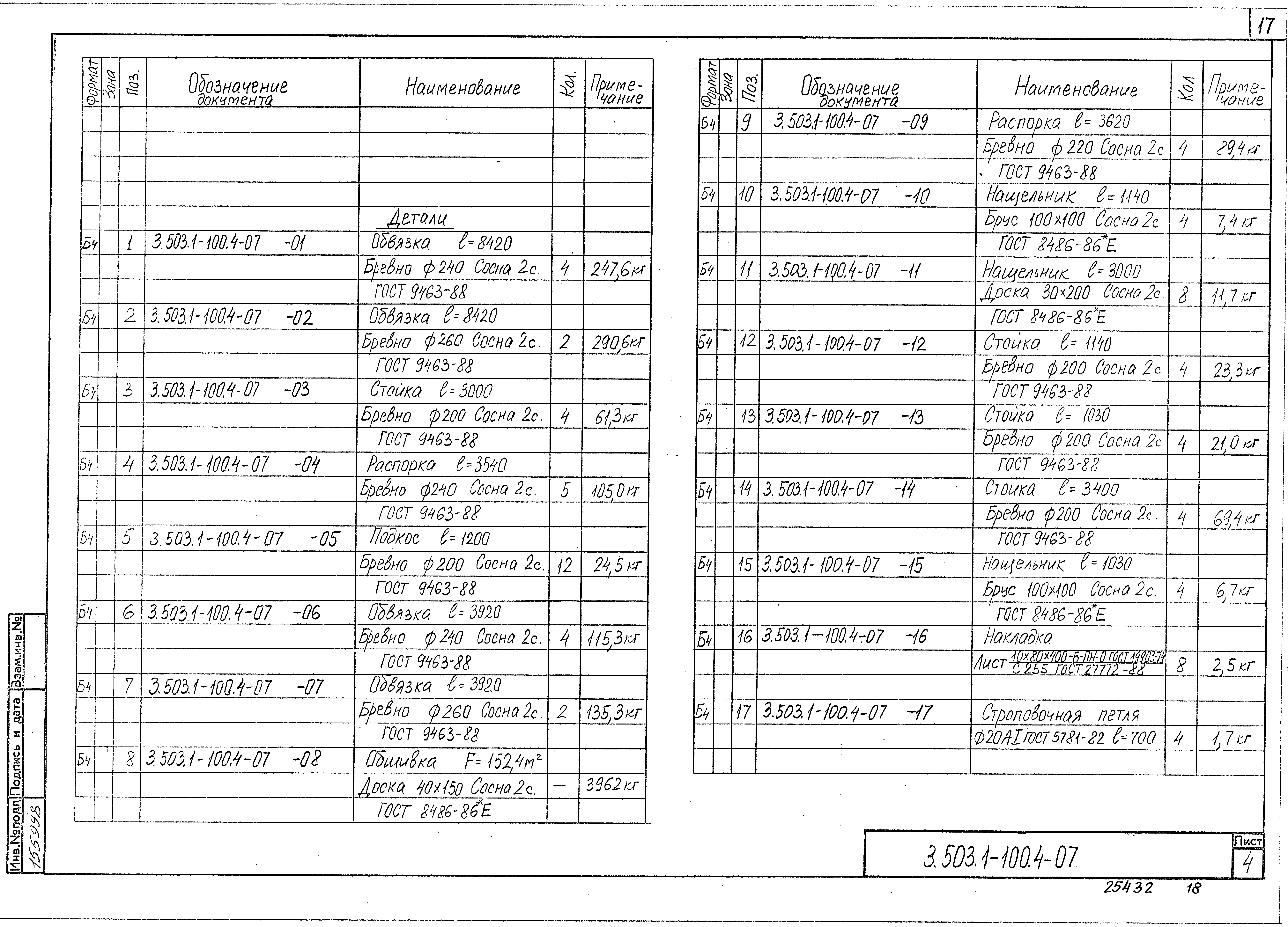 Серия 3.503.1-100