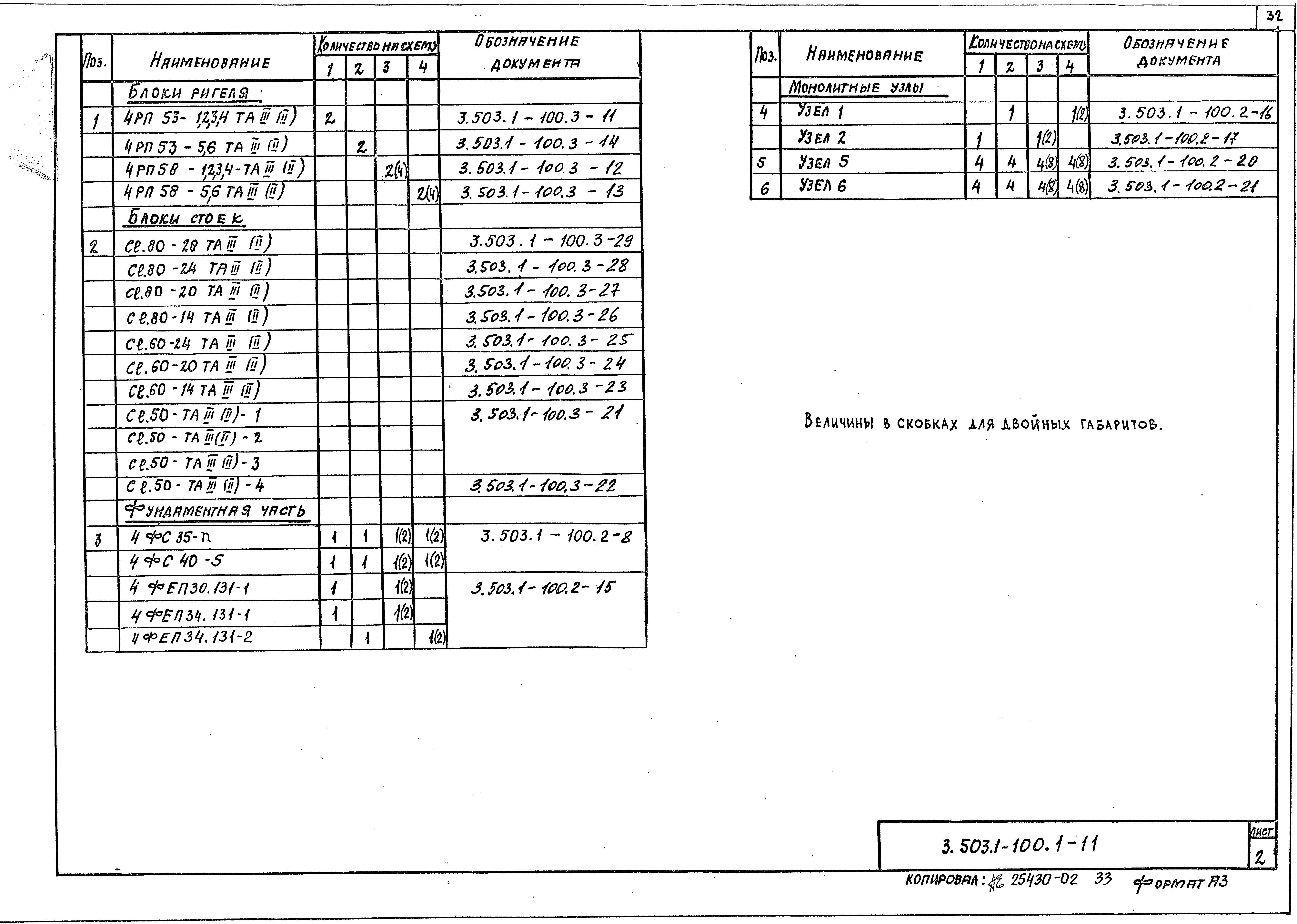 Серия 3.503.1-100