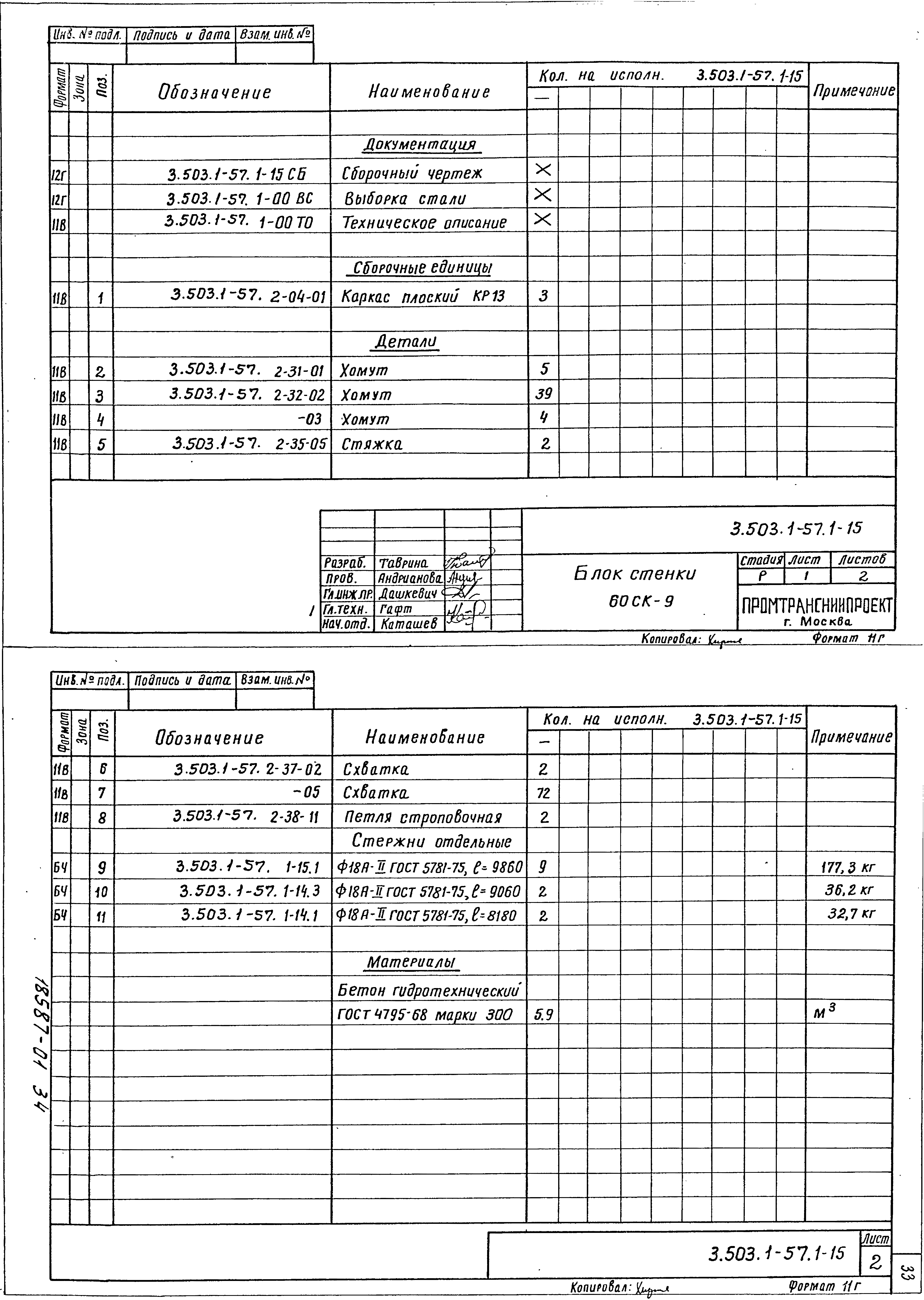 Серия 3.503.1-57