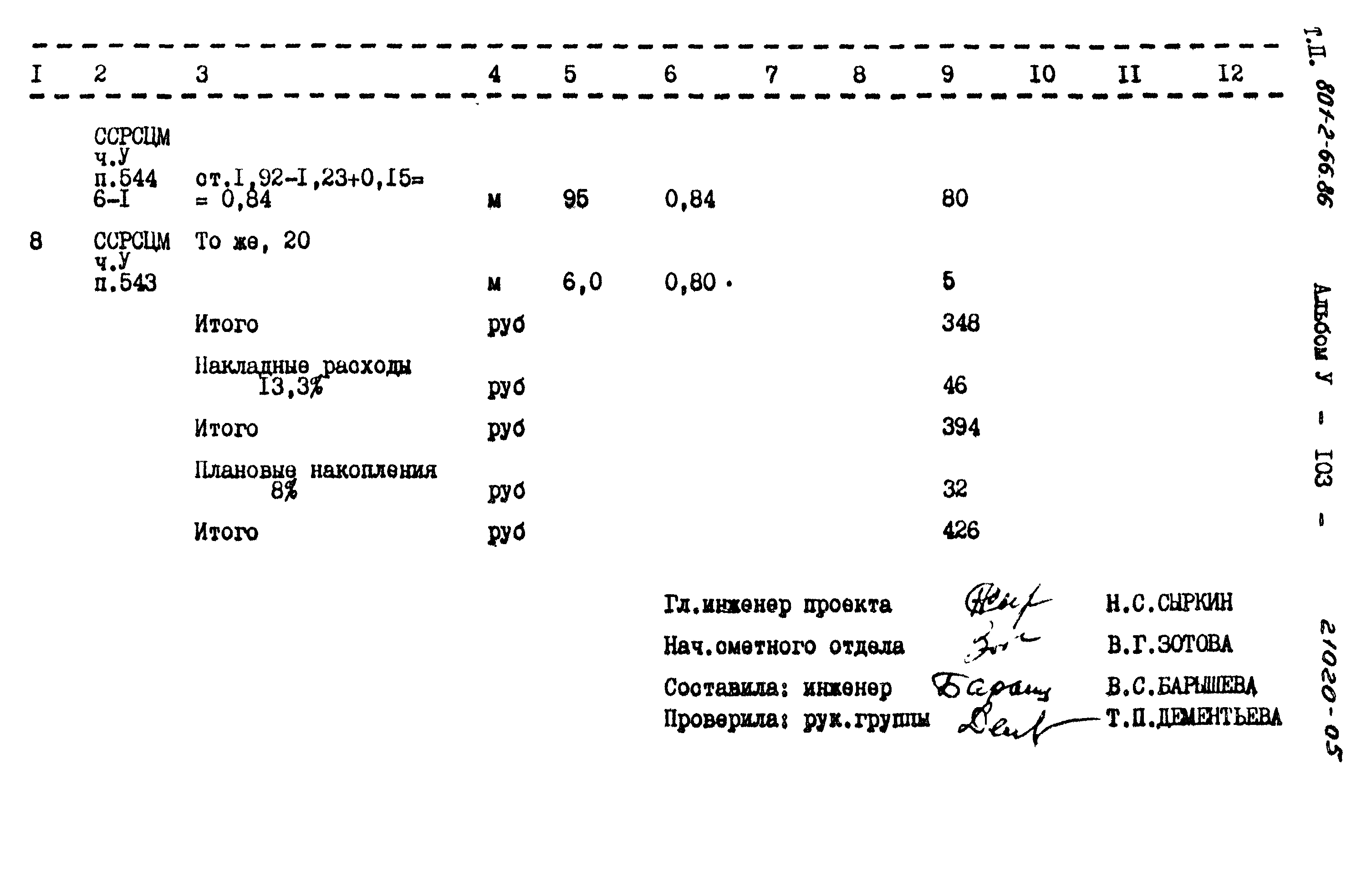 Типовой проект 801-2-66.86