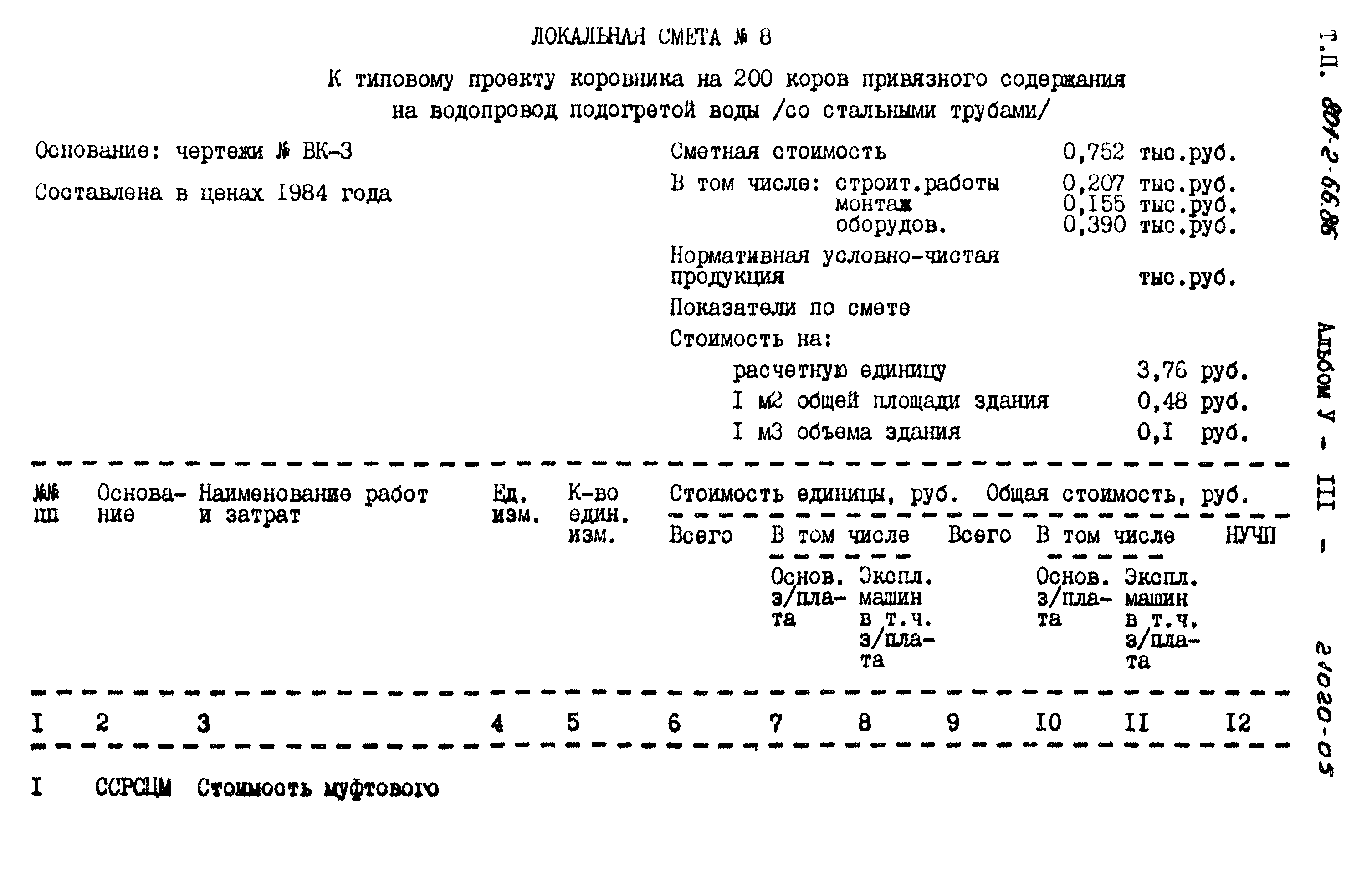 Типовой проект 801-2-66.86