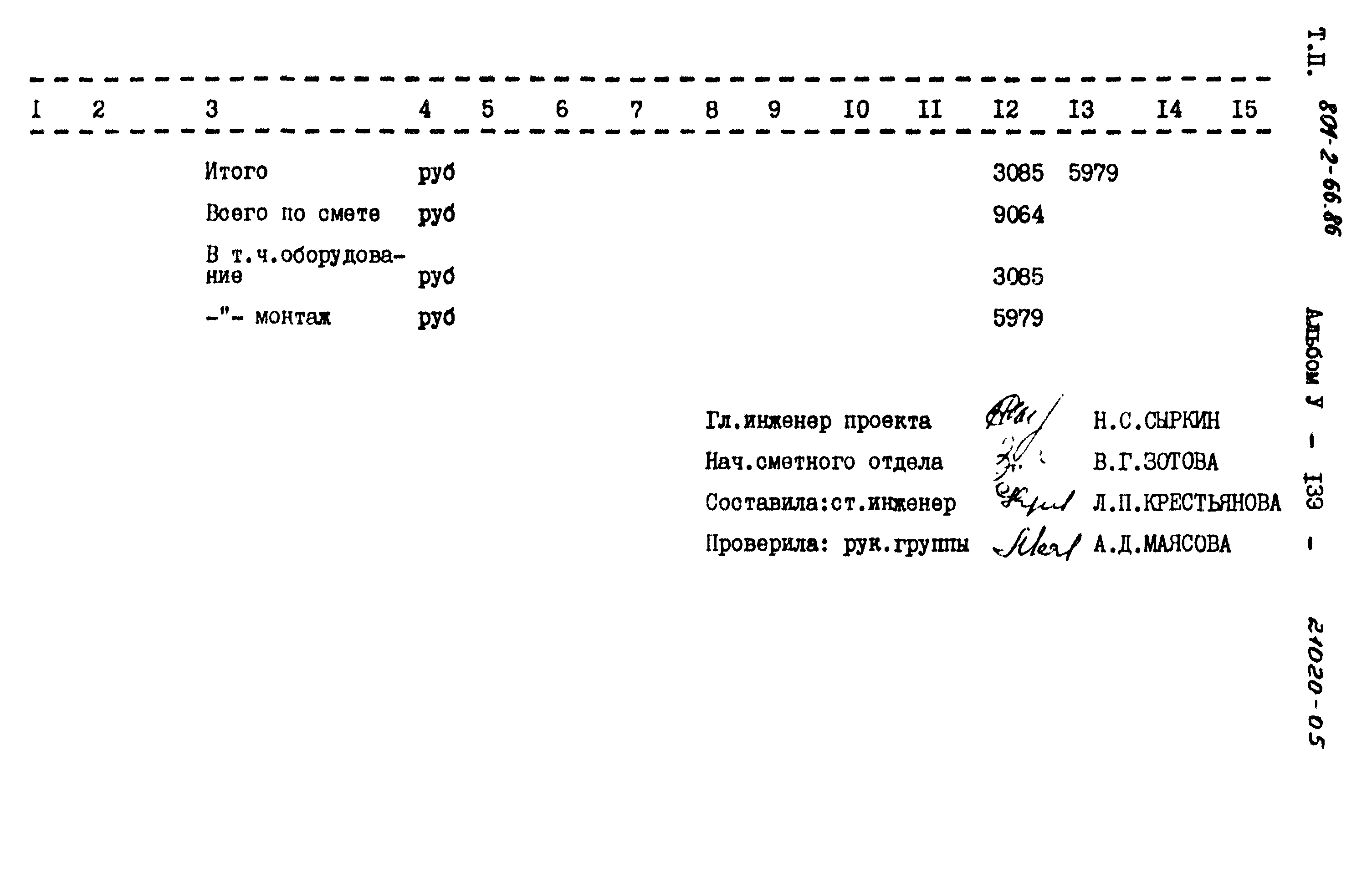 Типовой проект 801-2-66.86