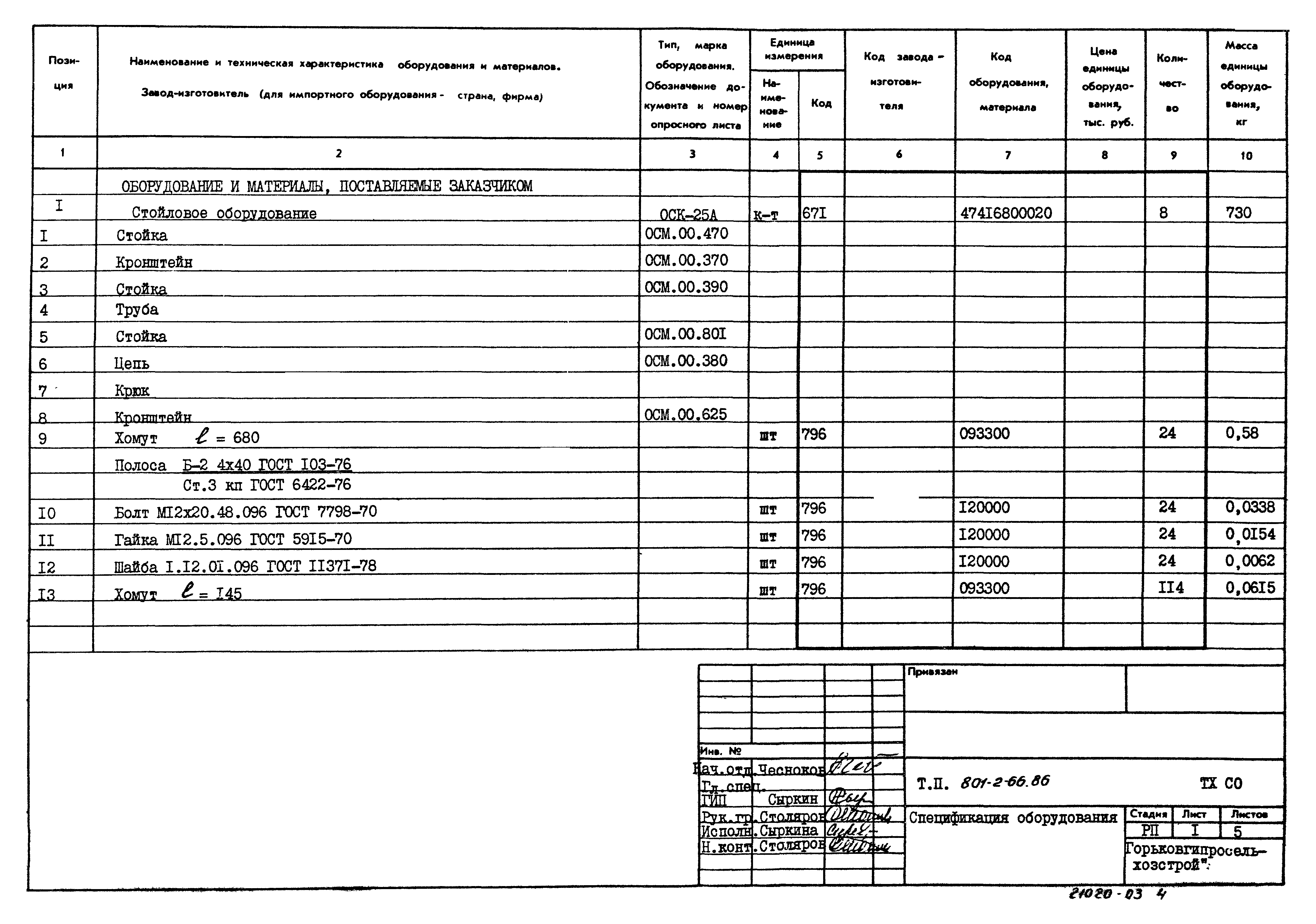 Типовой проект 801-2-66.86