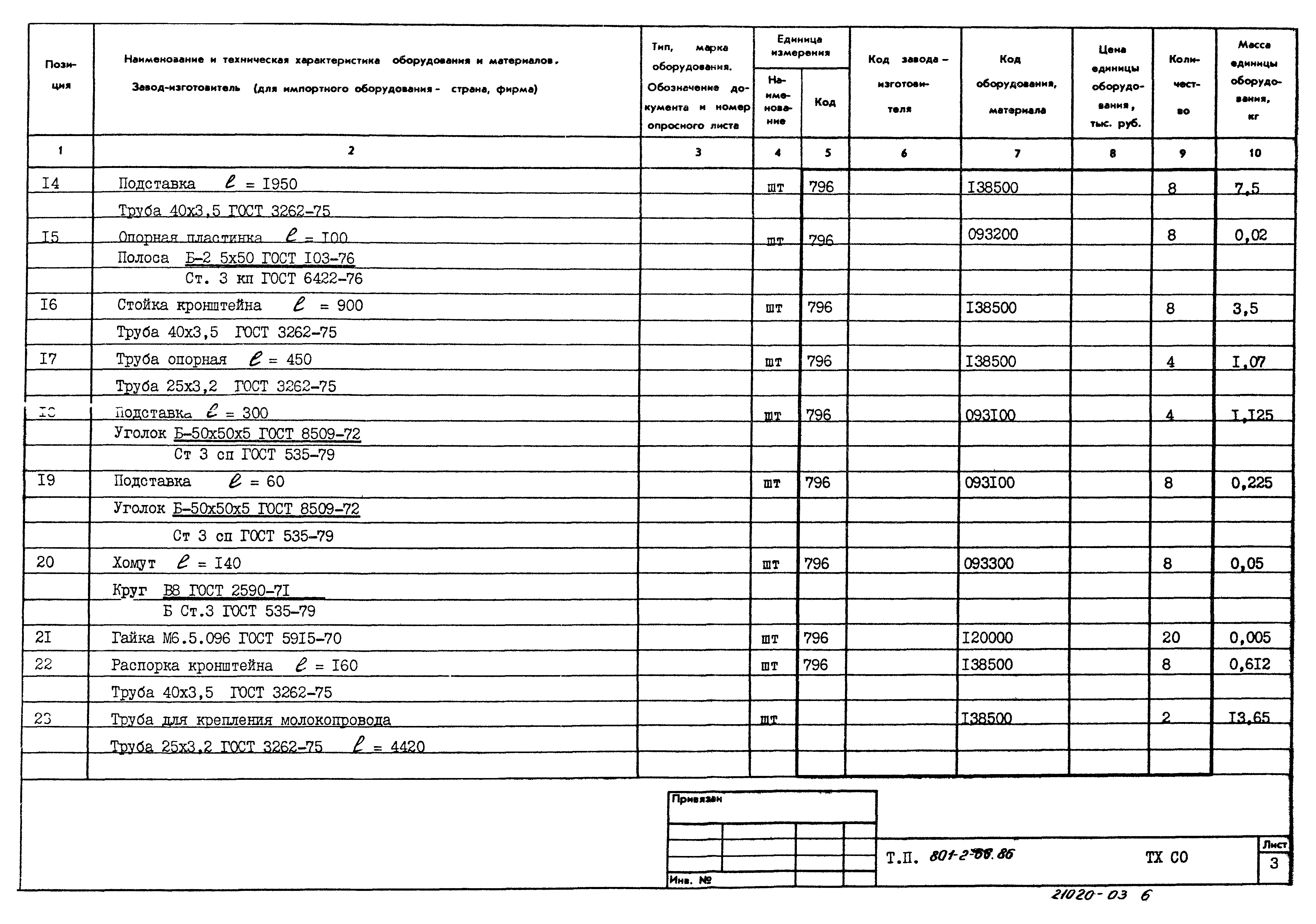 Типовой проект 801-2-66.86