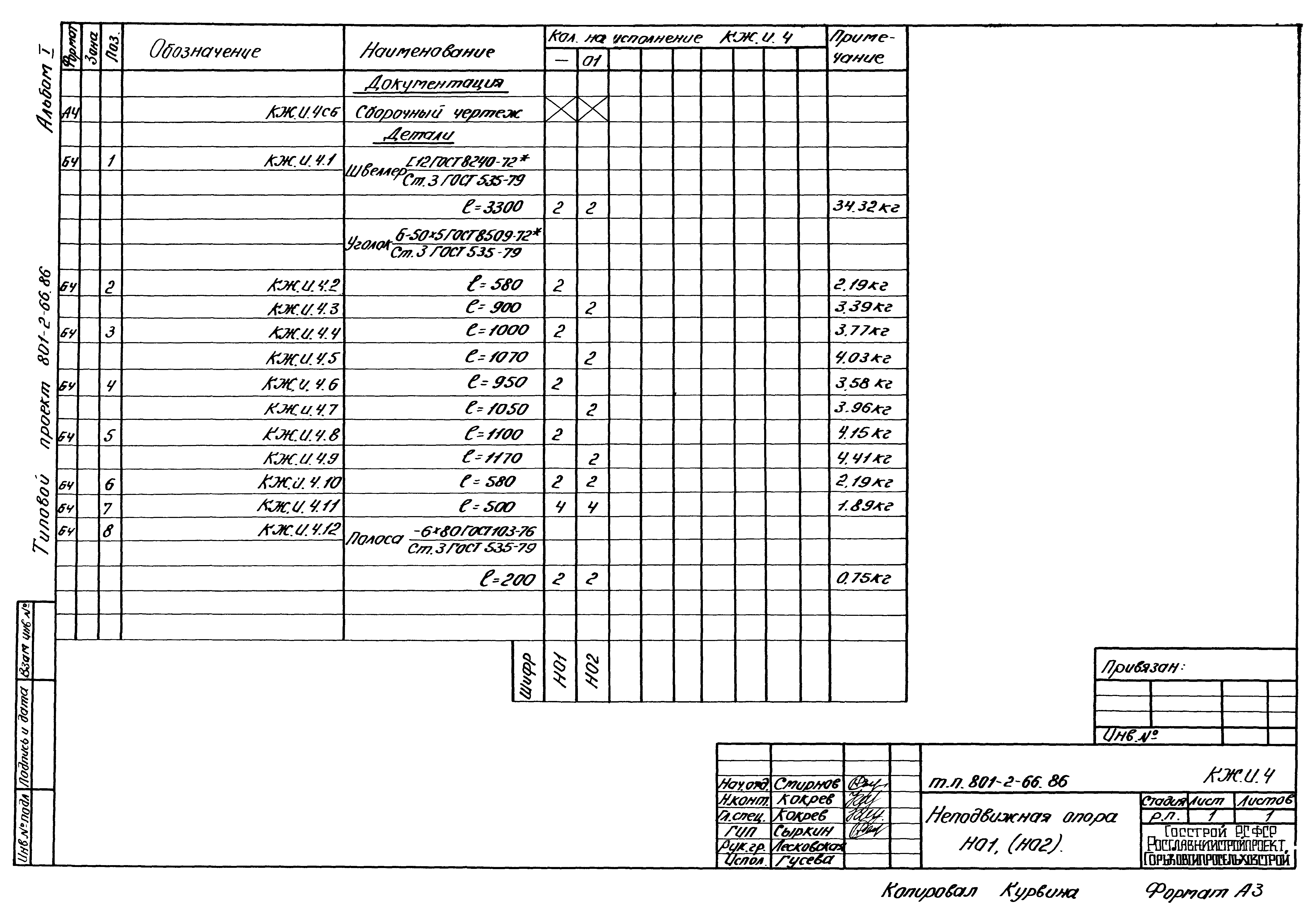 Типовой проект 801-2-66.86
