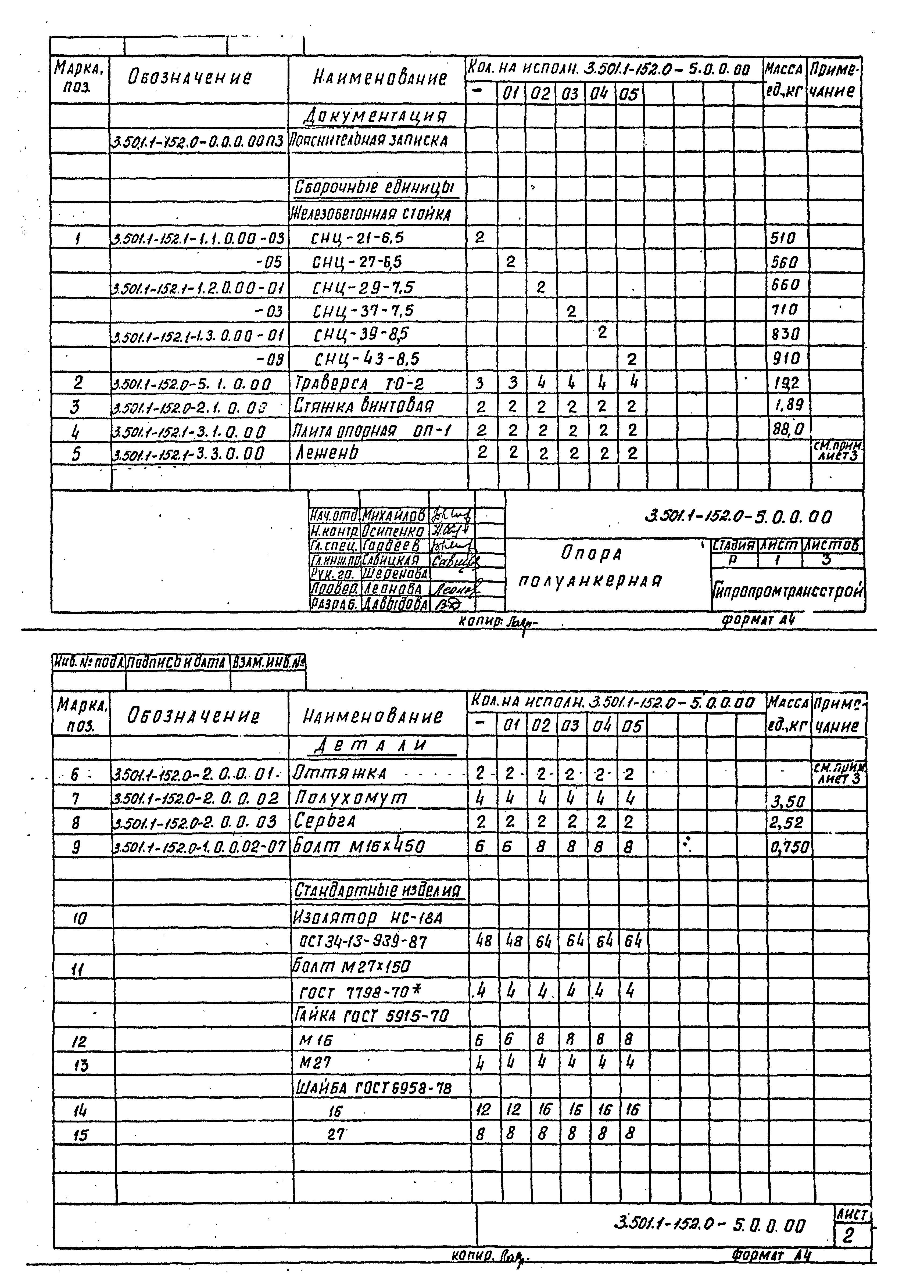 Серия 3.501.1-152