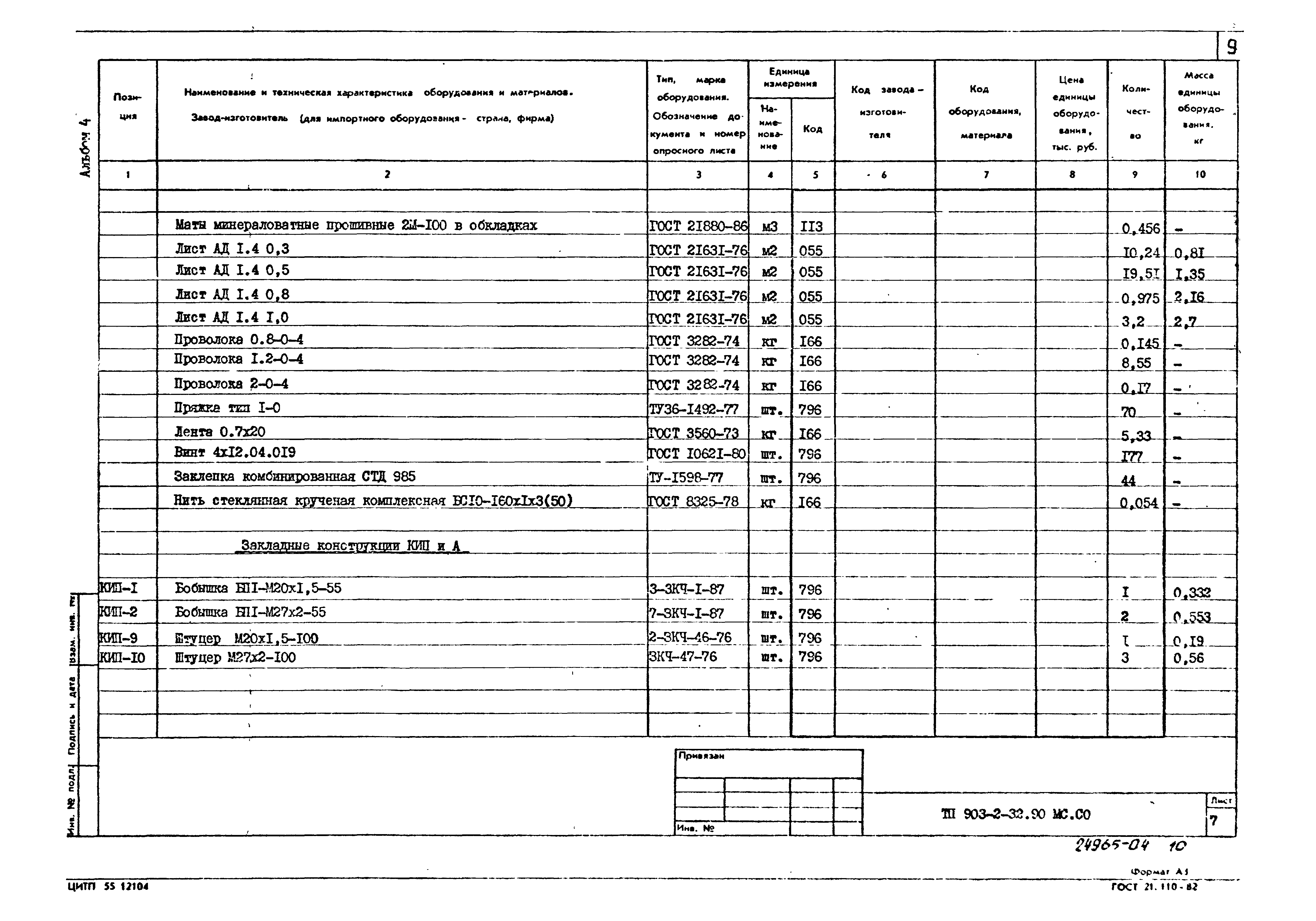 Типовой проект 903-2-32.90