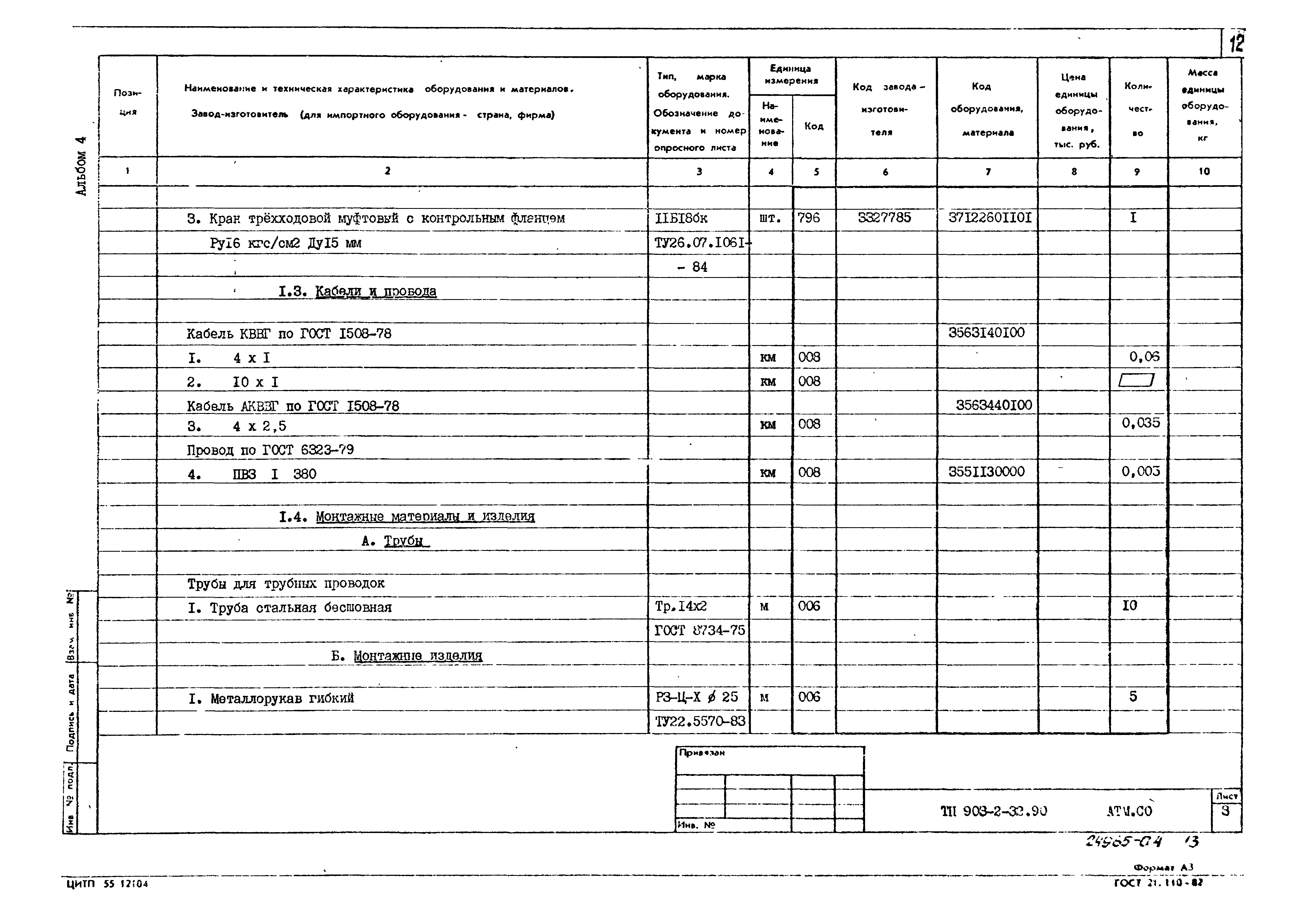 Типовой проект 903-2-32.90
