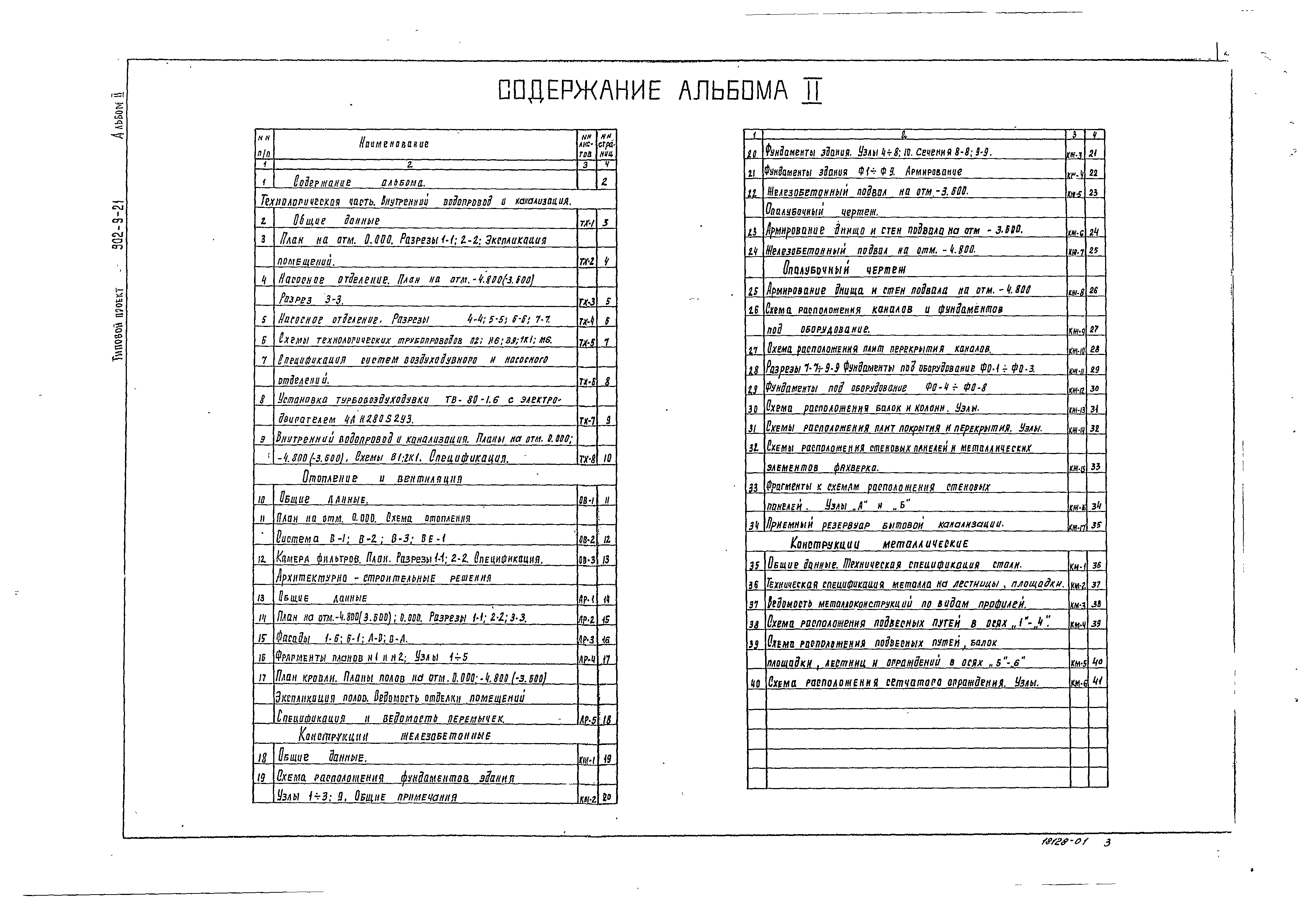 Типовой проект 902-9-21
