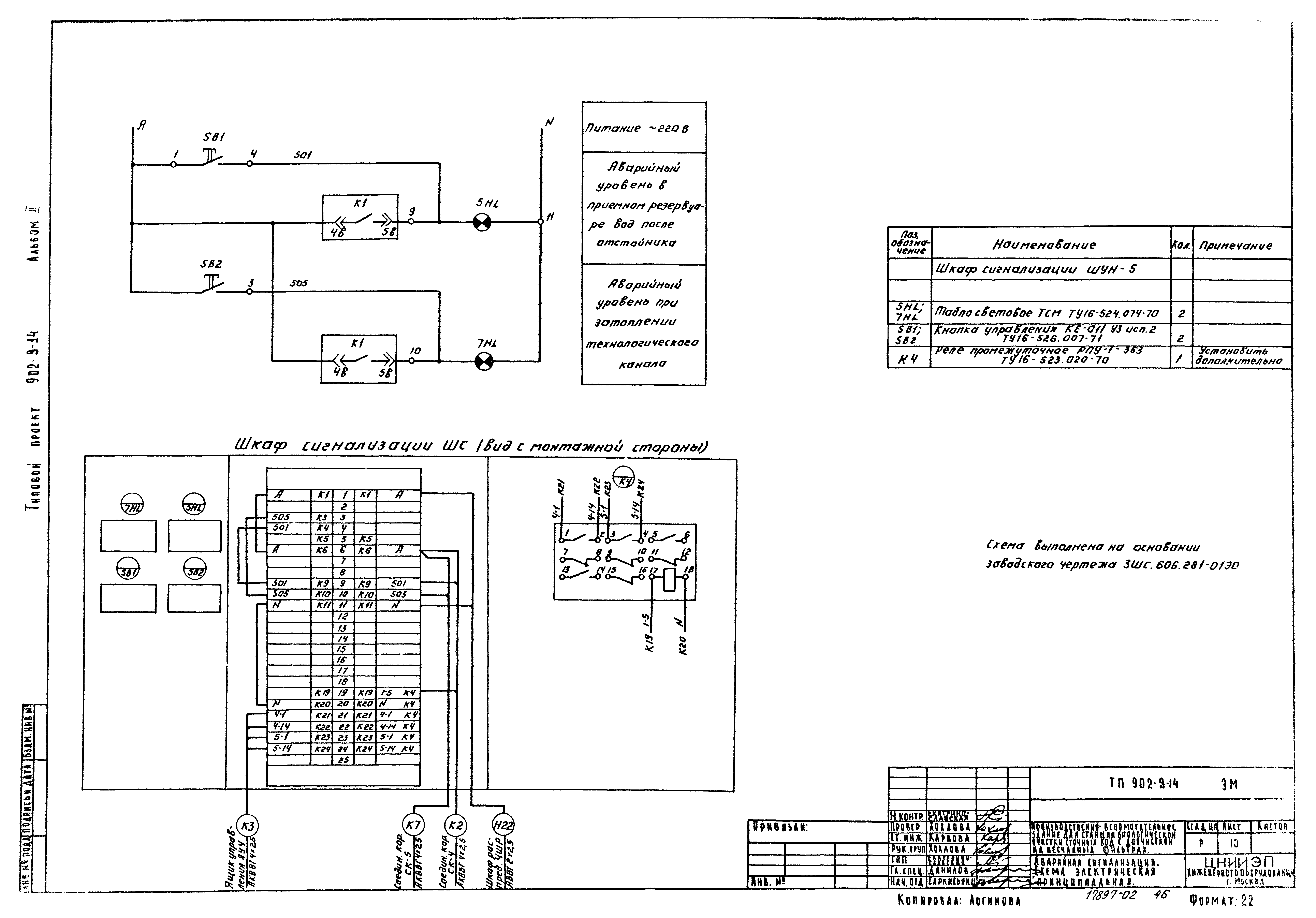 Типовой проект 902-9-14