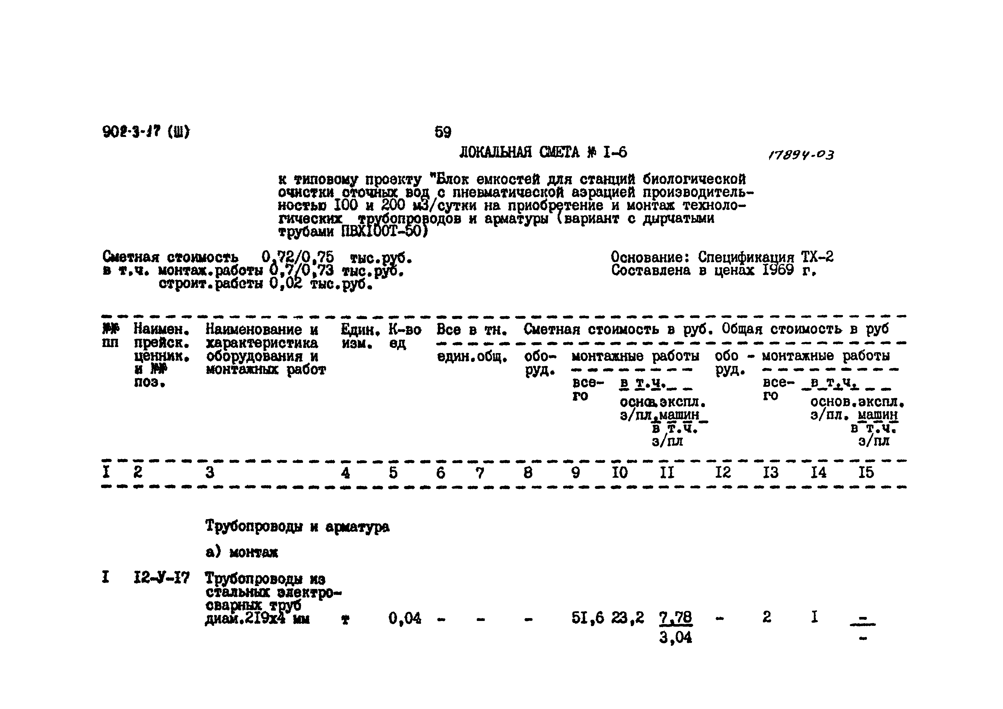 Типовой проект 902-3-17