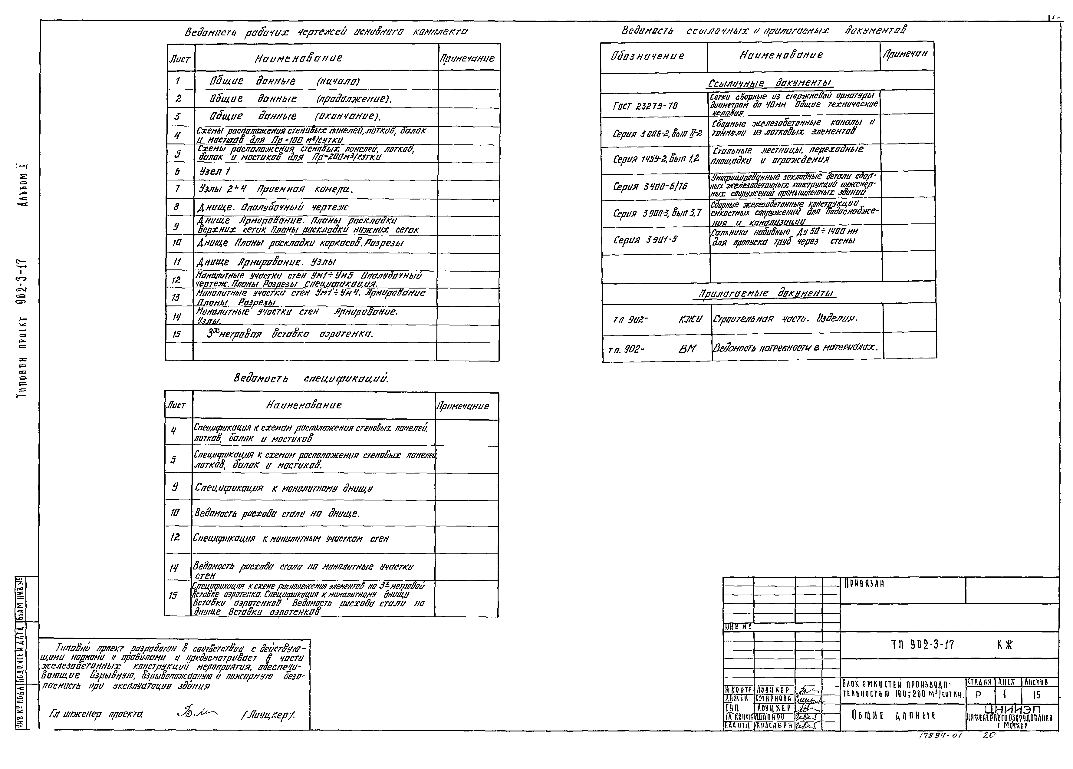 Типовой проект 902-3-17