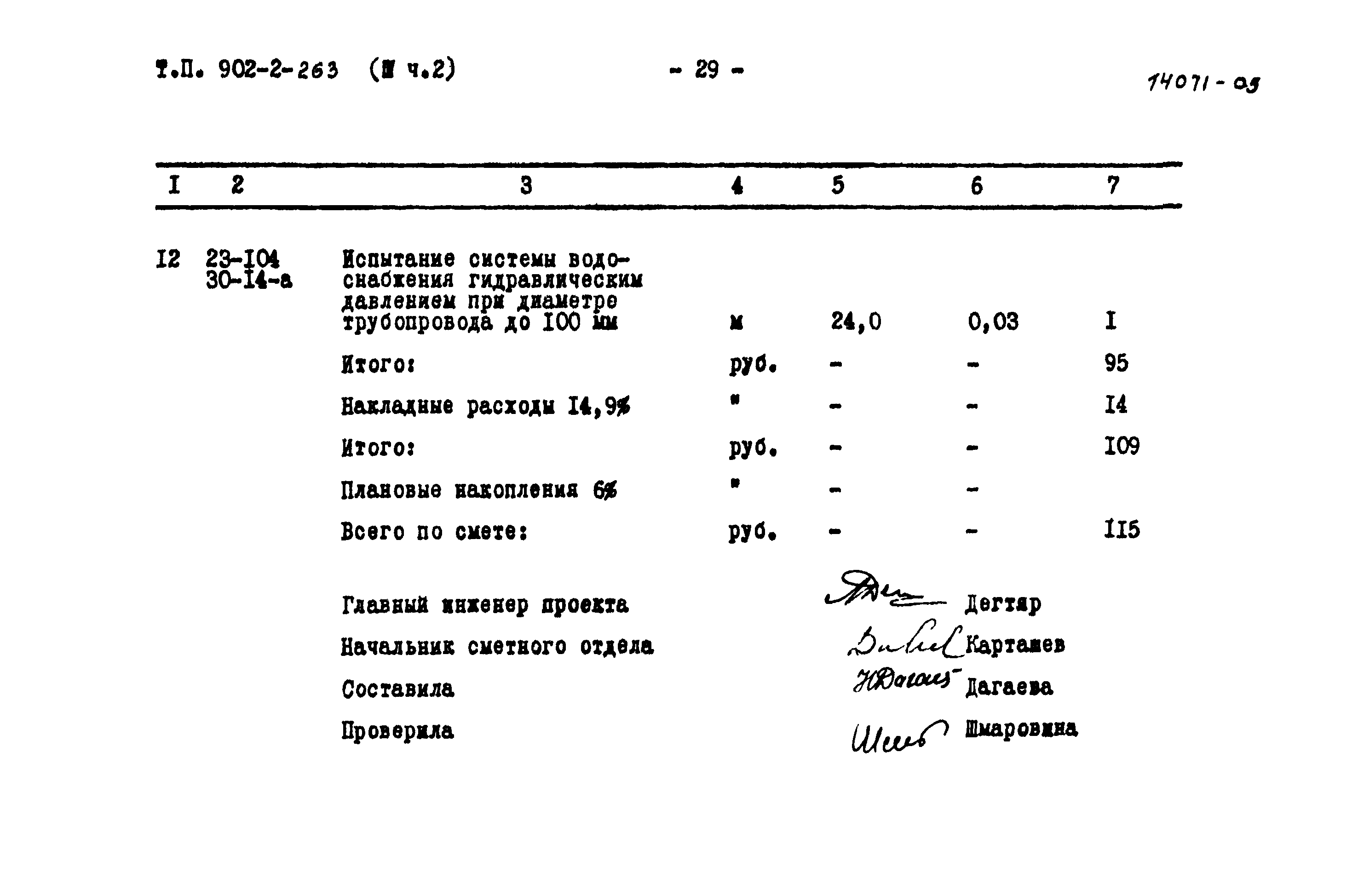 Типовой проект 902-2-263