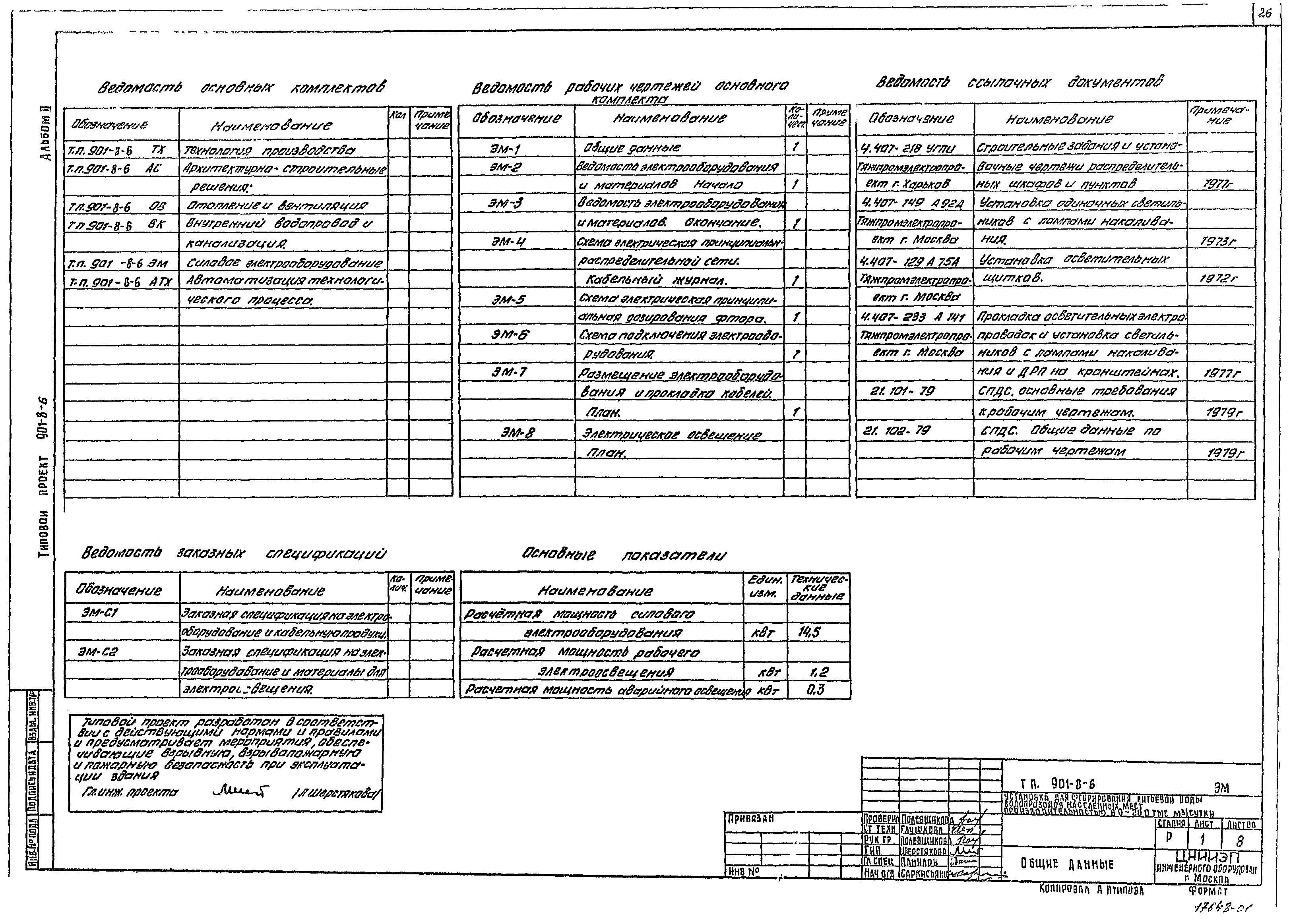 Типовой проект 901-8-6
