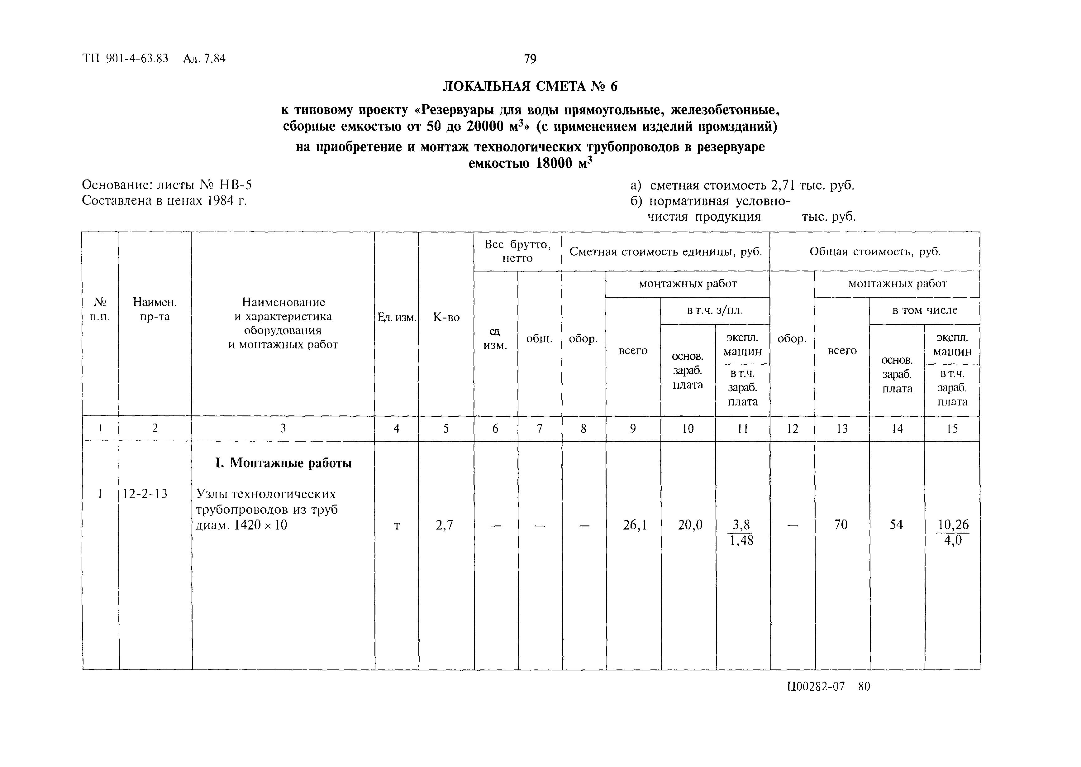Типовой проект 901-4-63.83