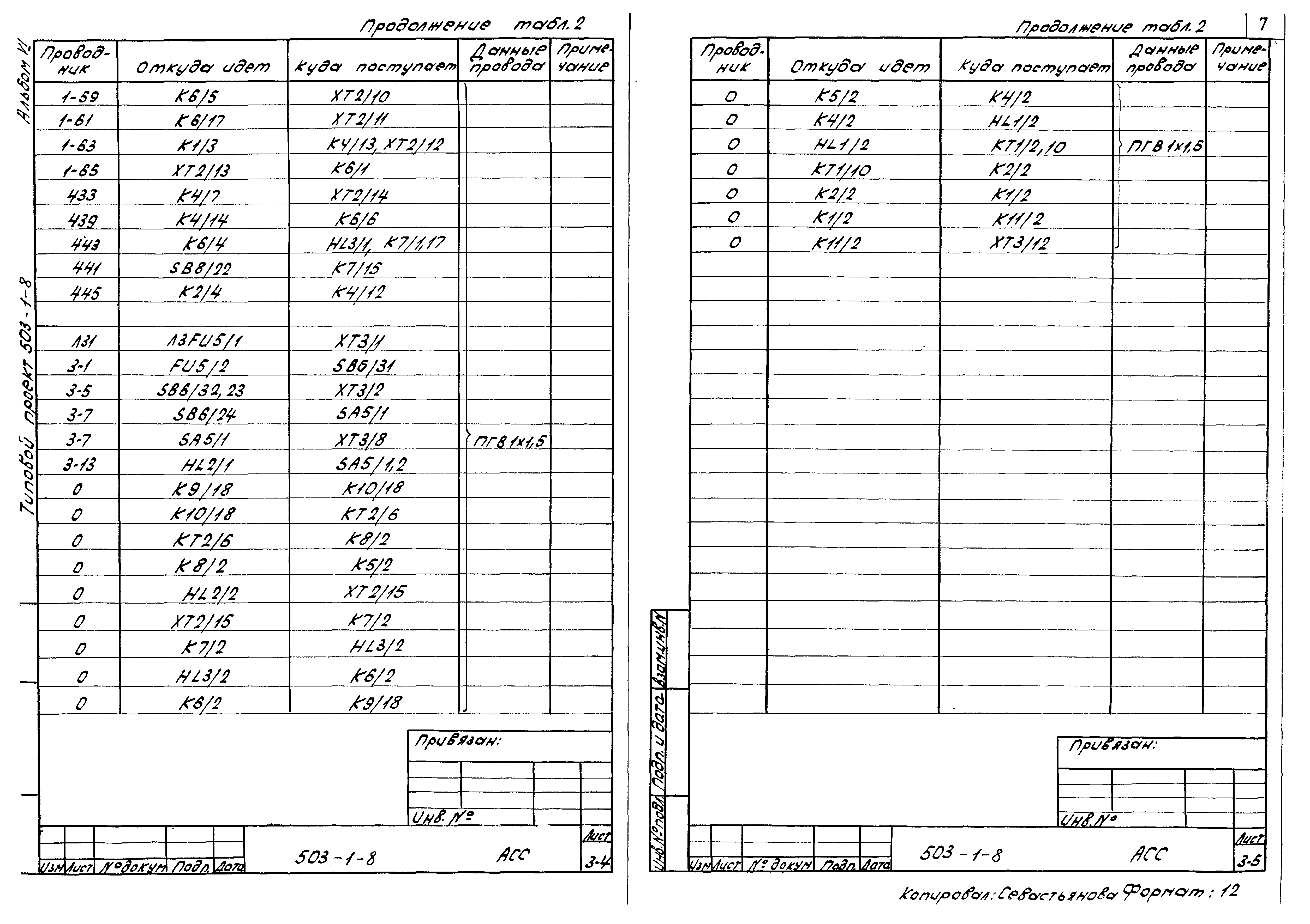 Типовой проект 503-1-8