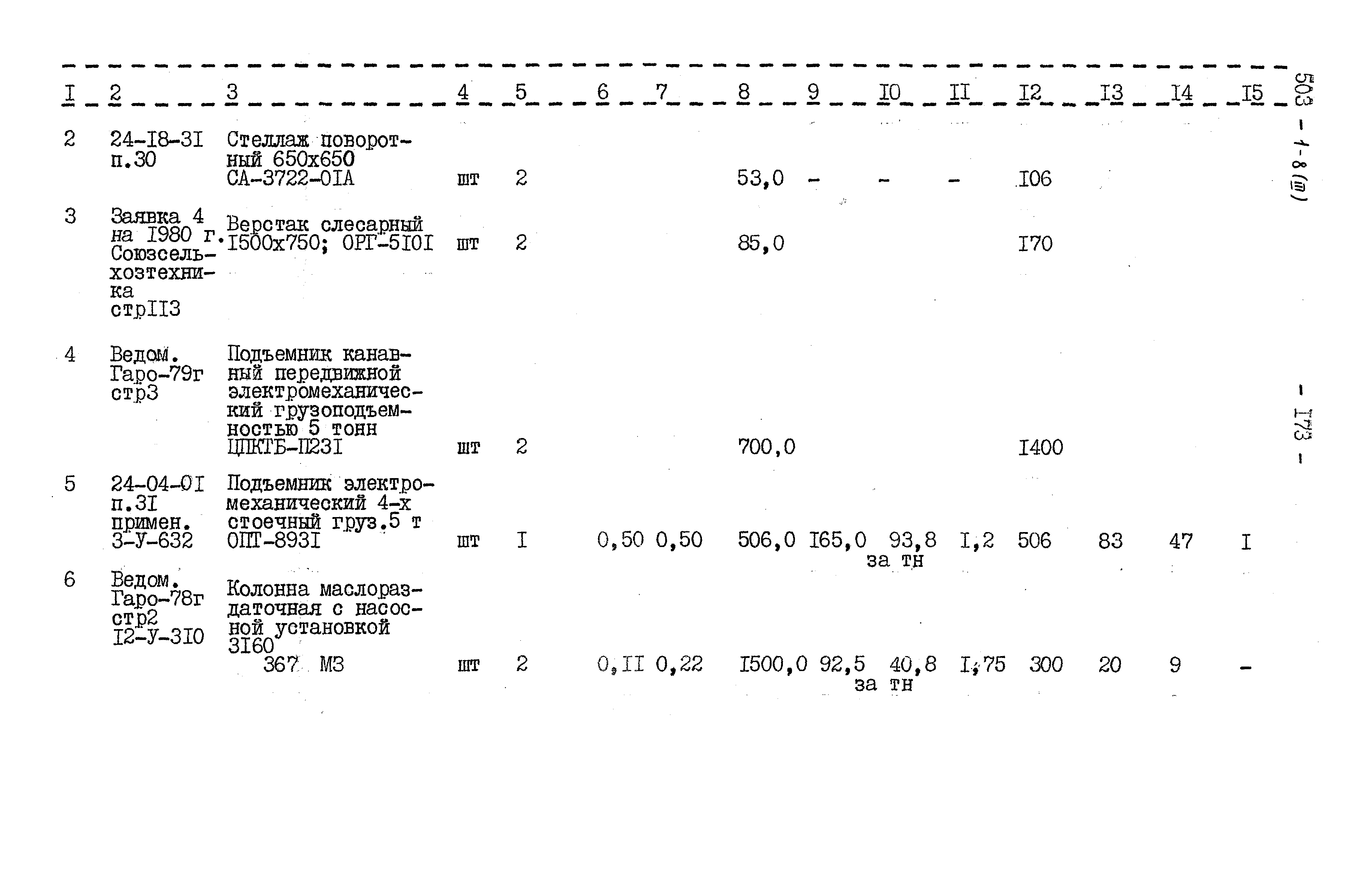 Типовой проект 503-1-8
