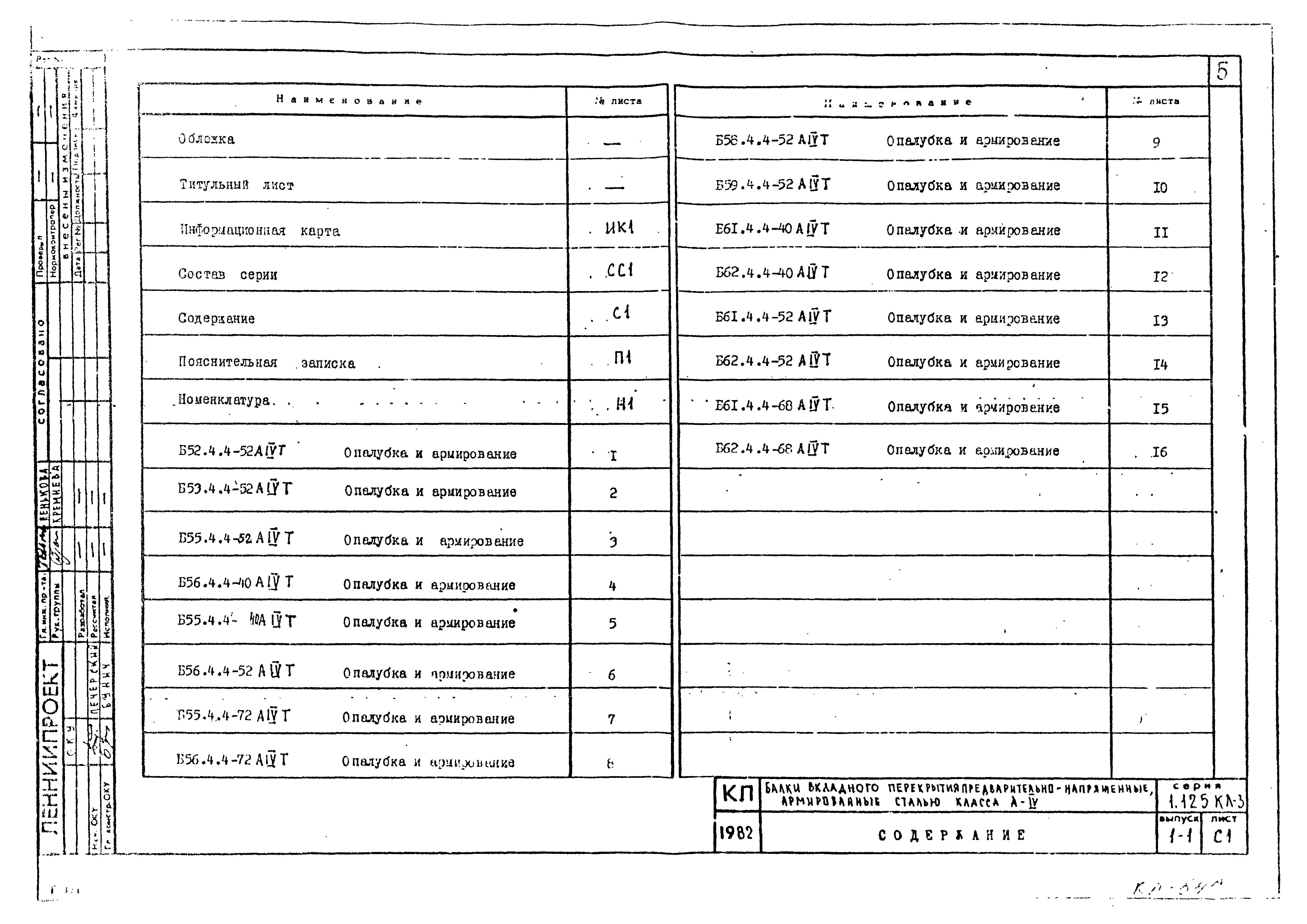 Серия 1.125 КЛ-3