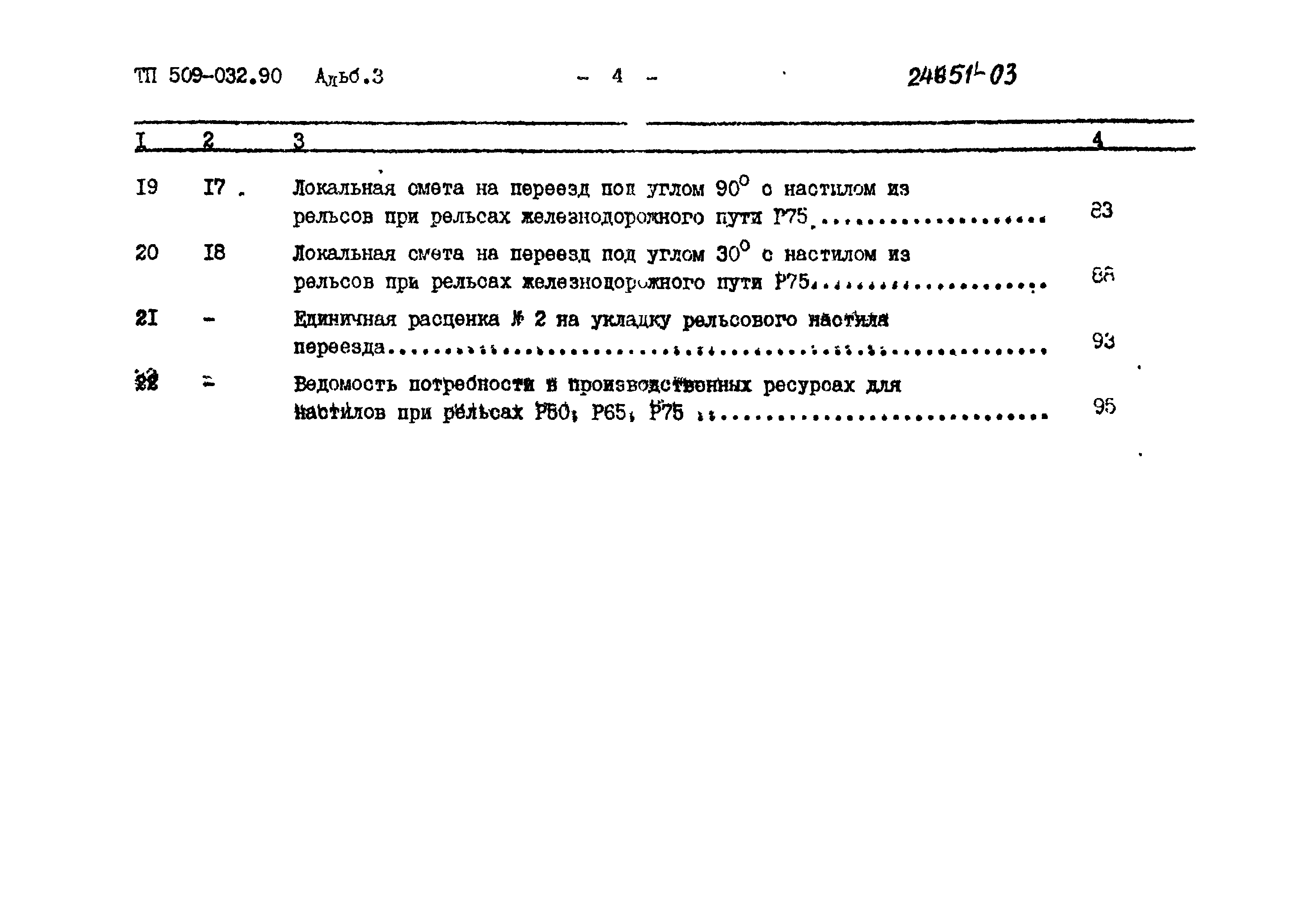 Типовые проектные решения 509-032.90