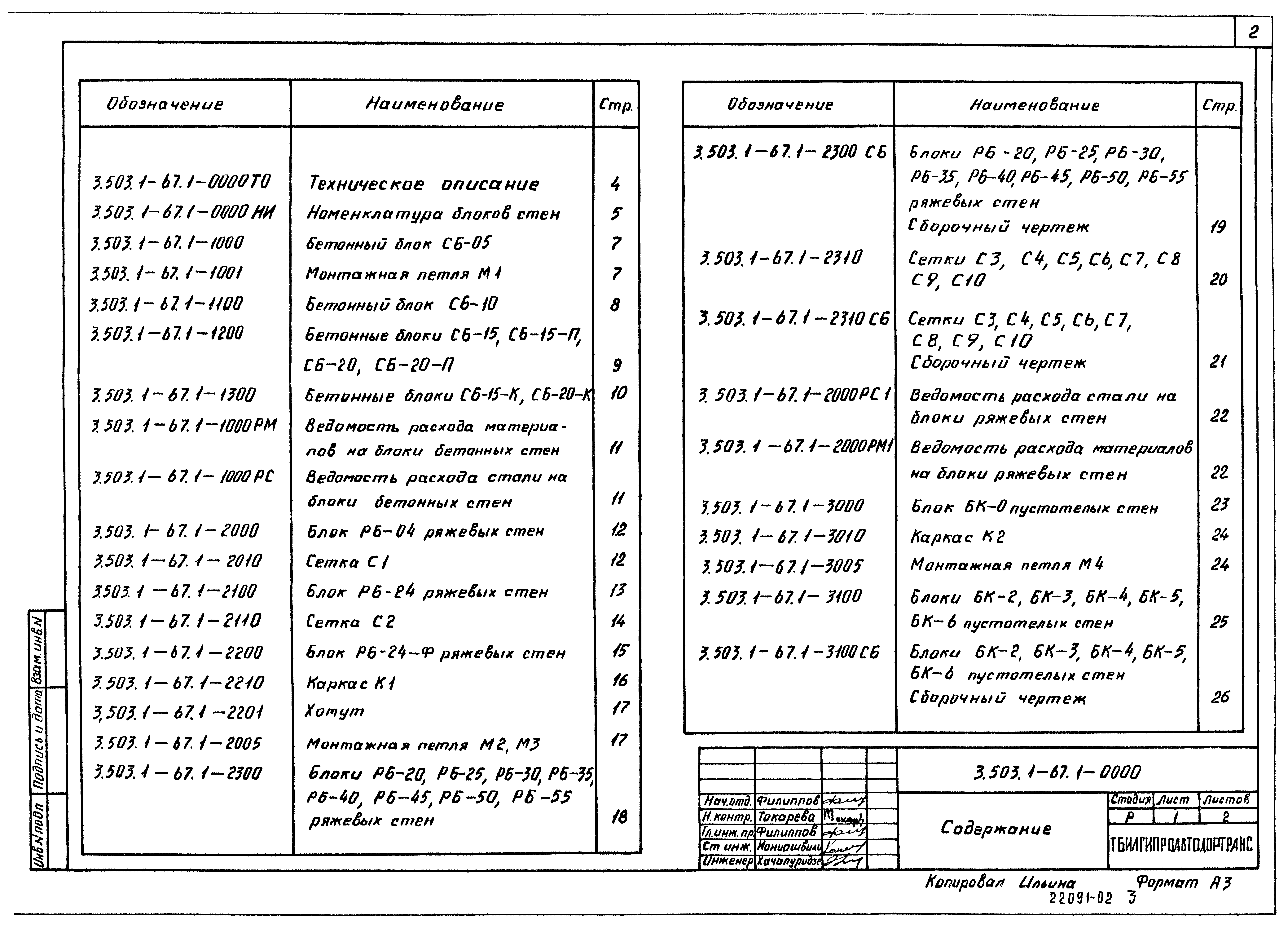 Серия 3.503.1-67