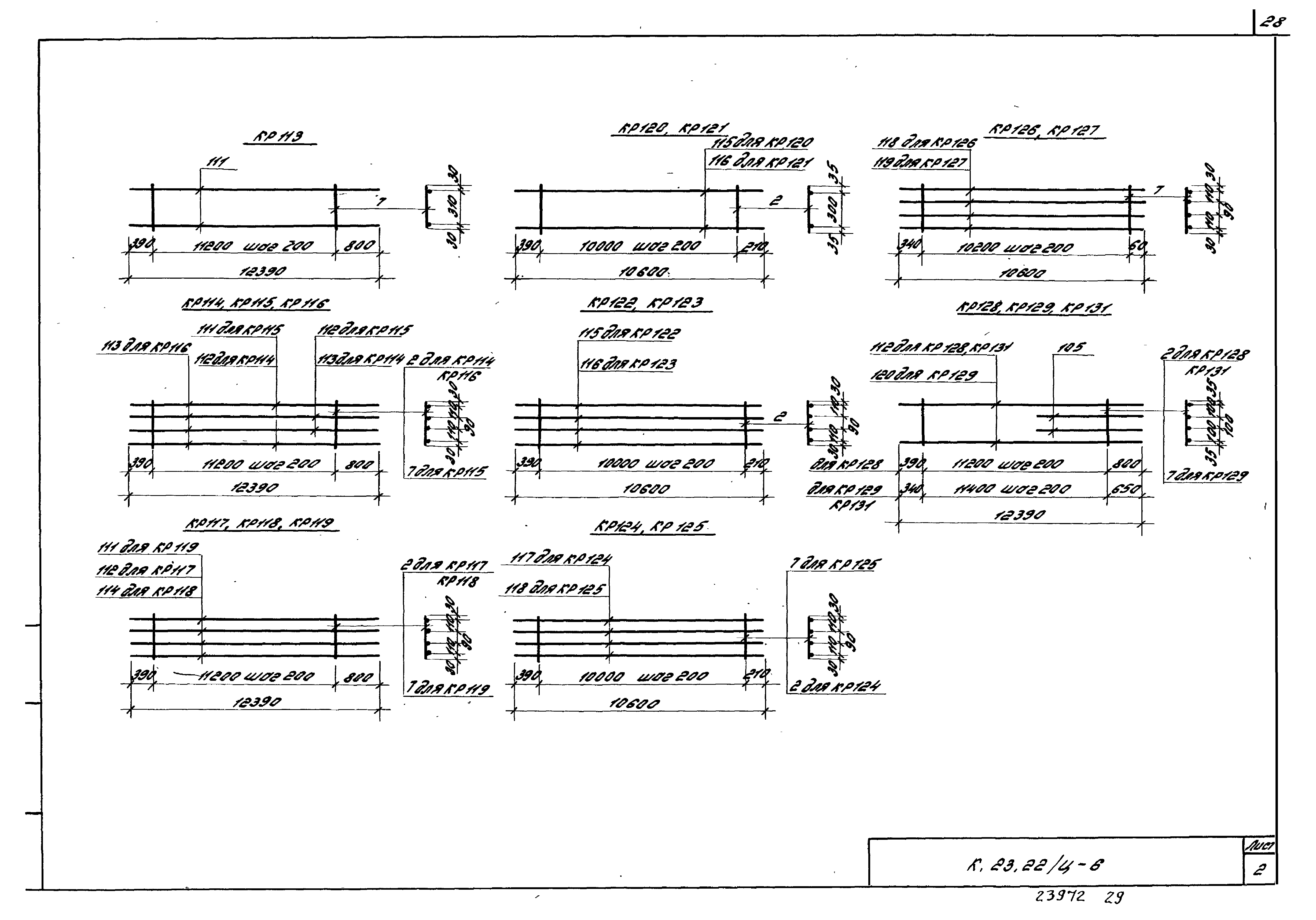 Шифр К.23.22/Ц