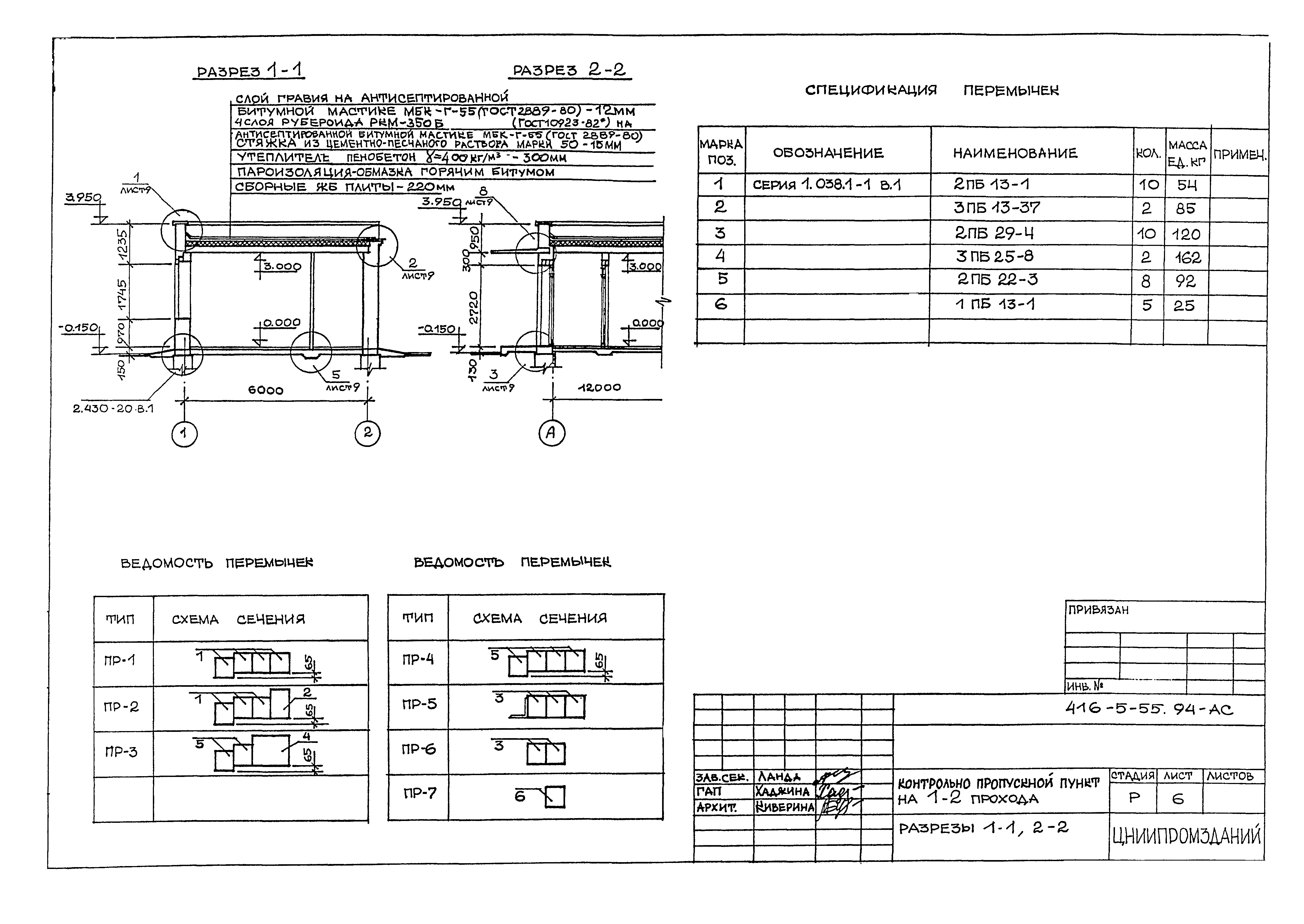 Типовой проект 416-5-55.94