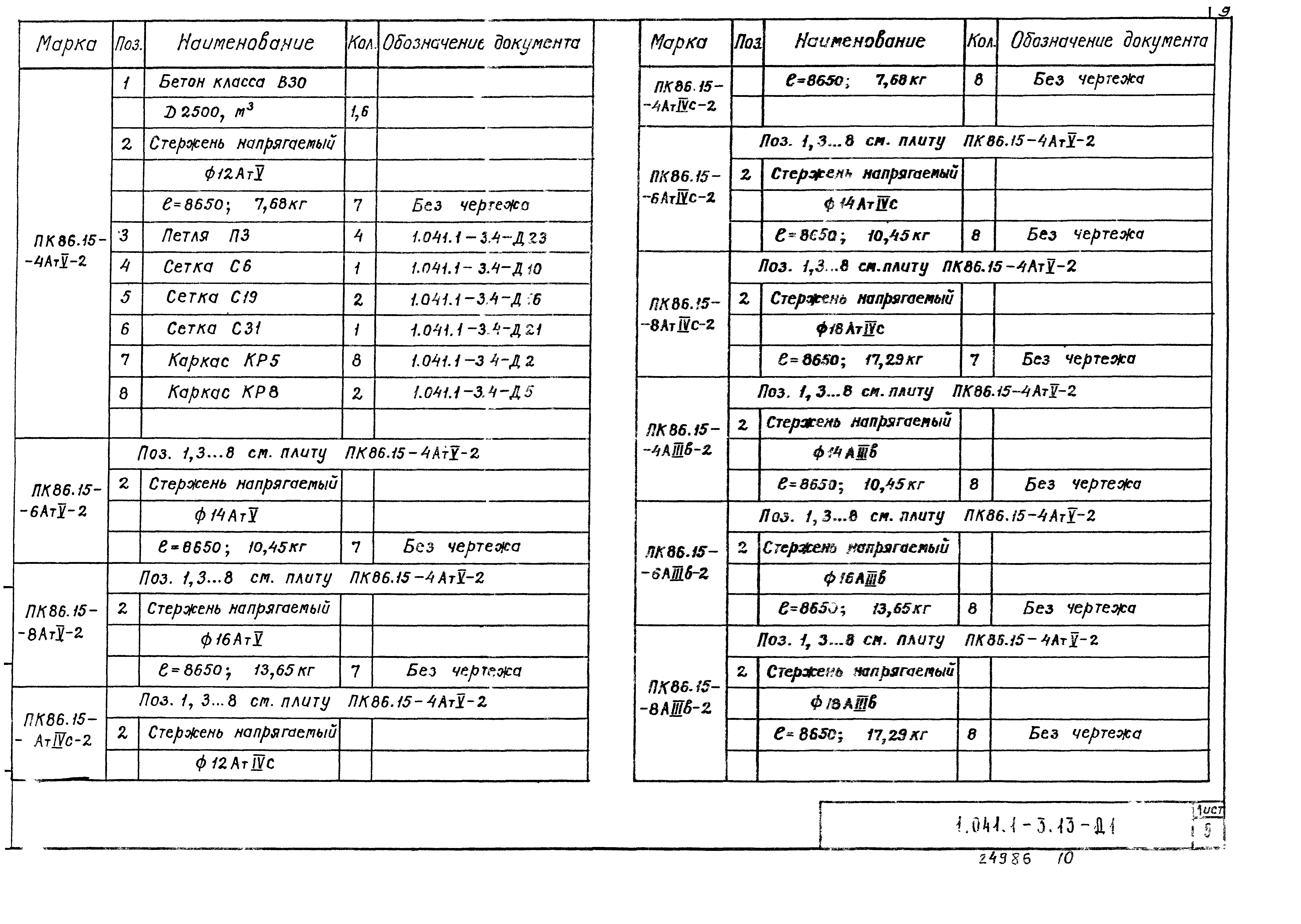 Серия 1.041.1-3