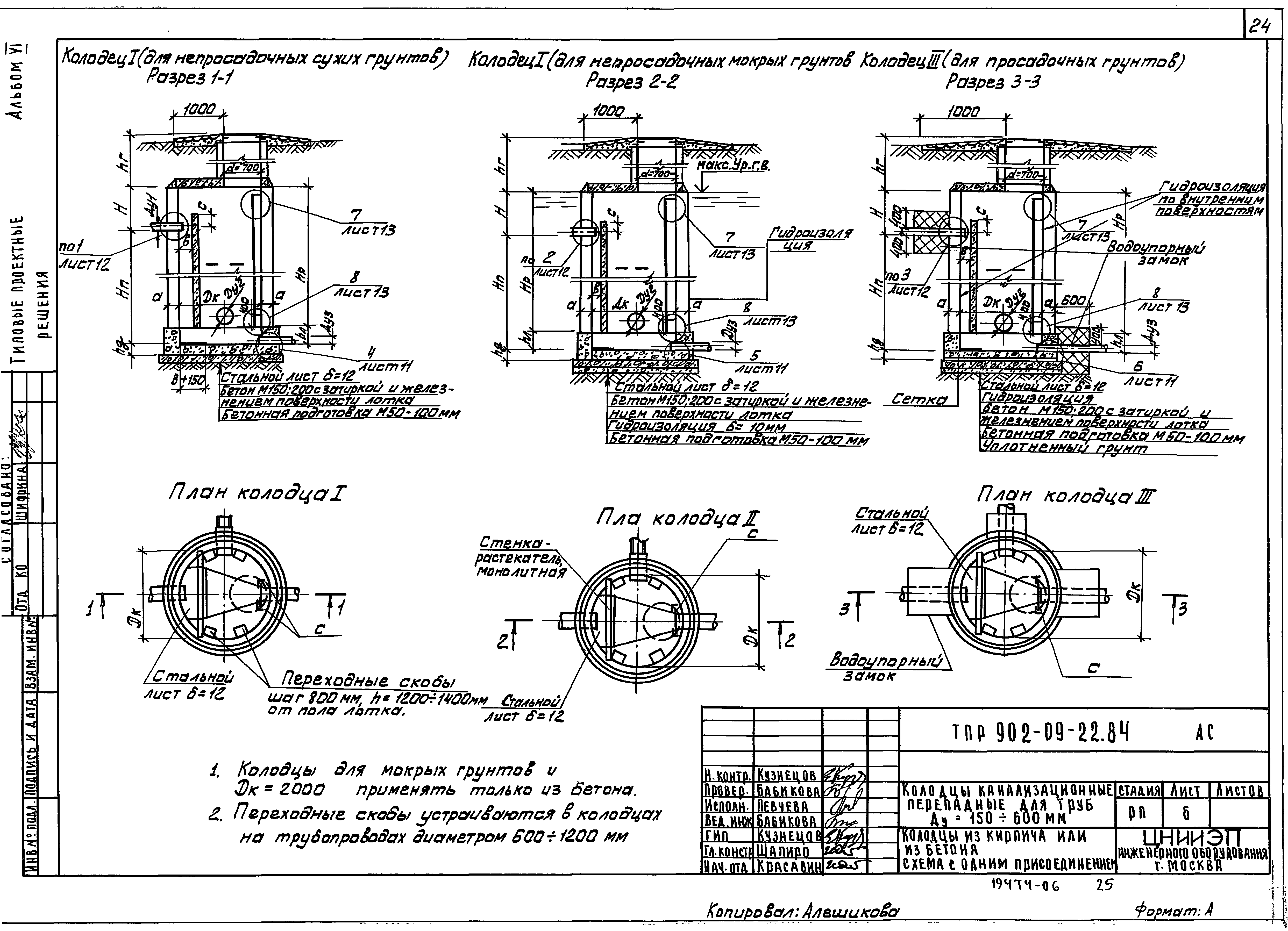 Типовые проектные решения 902-09-22.84