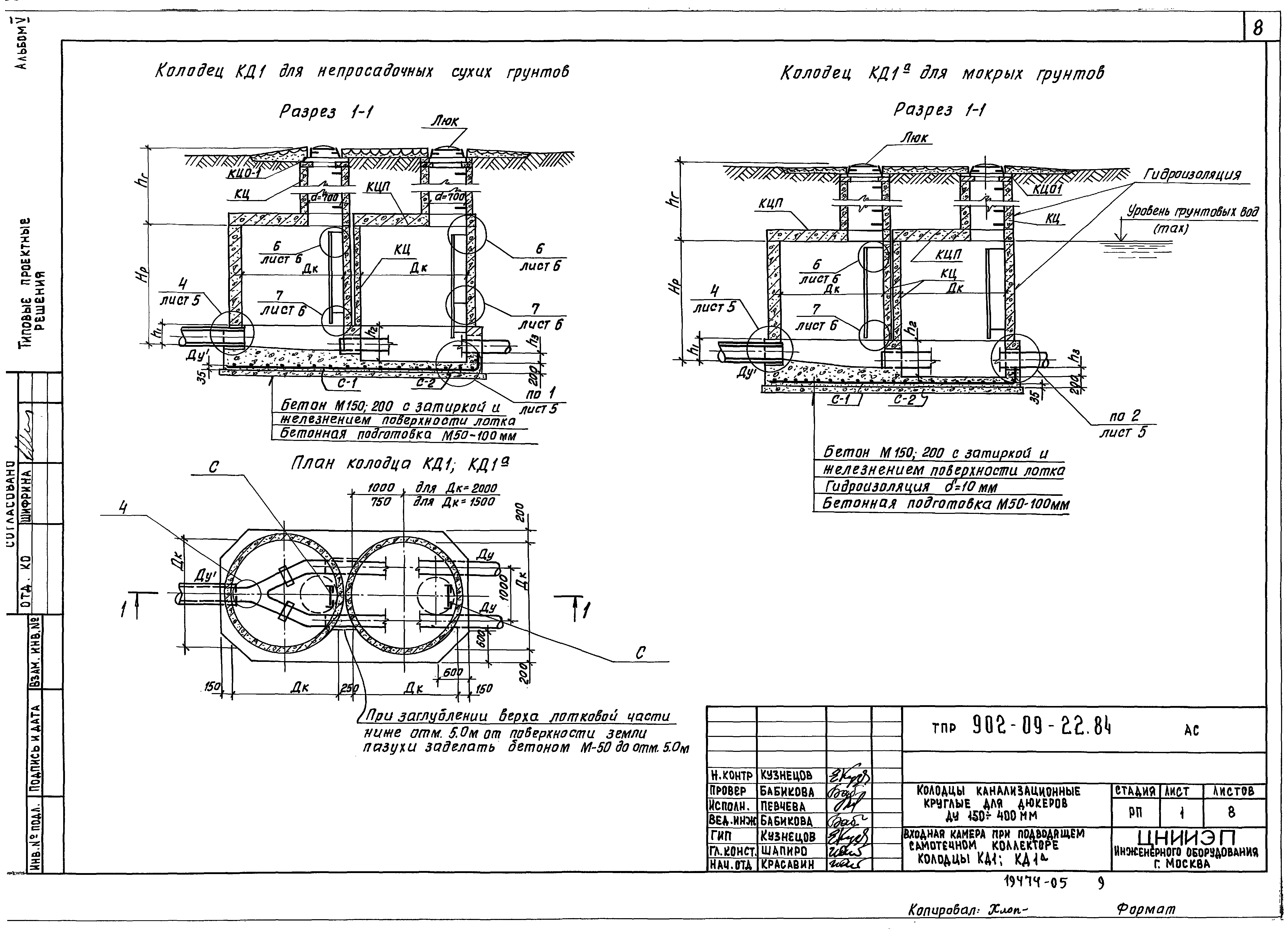 Типовые проектные решения 902-09-22.84