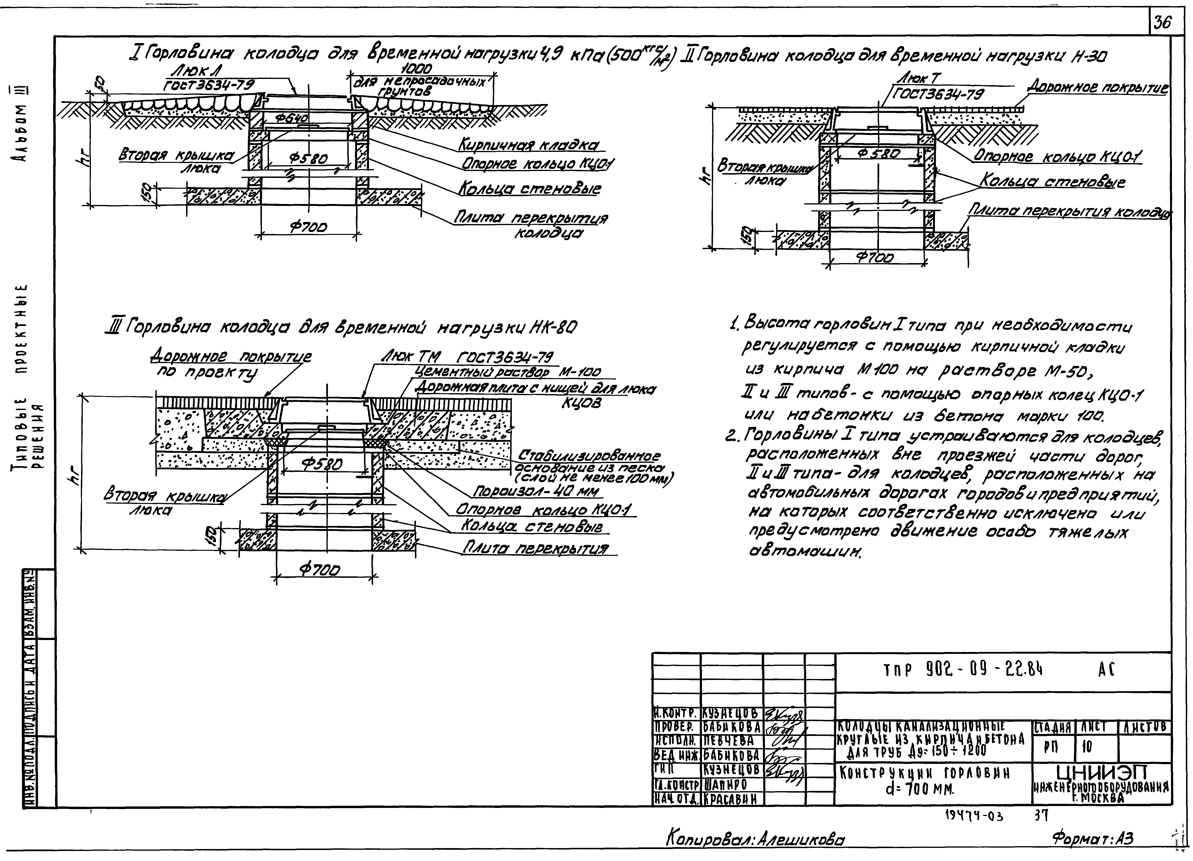 Типовые проектные решения 902-09-22.84