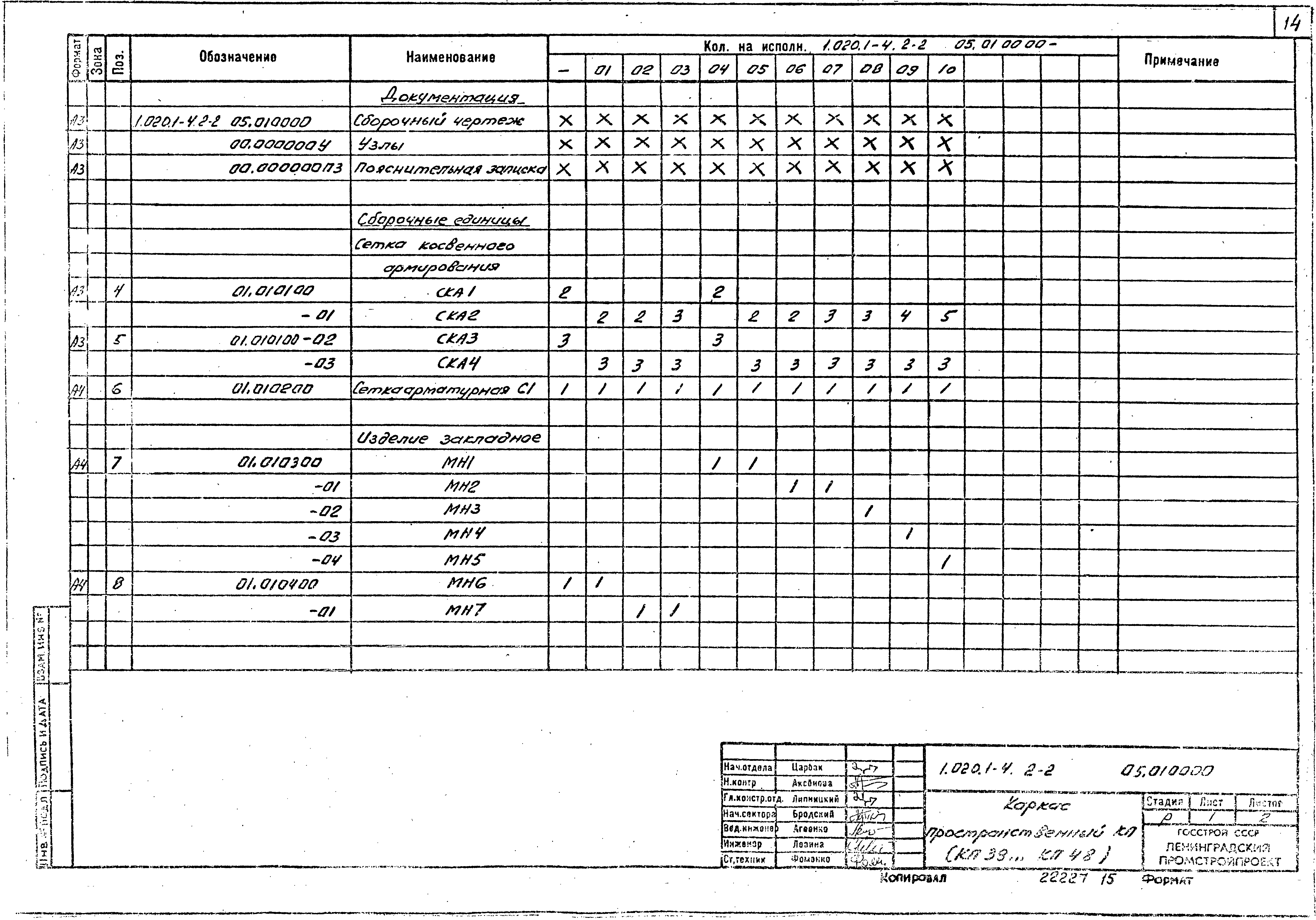 Серия 1.020.1-4