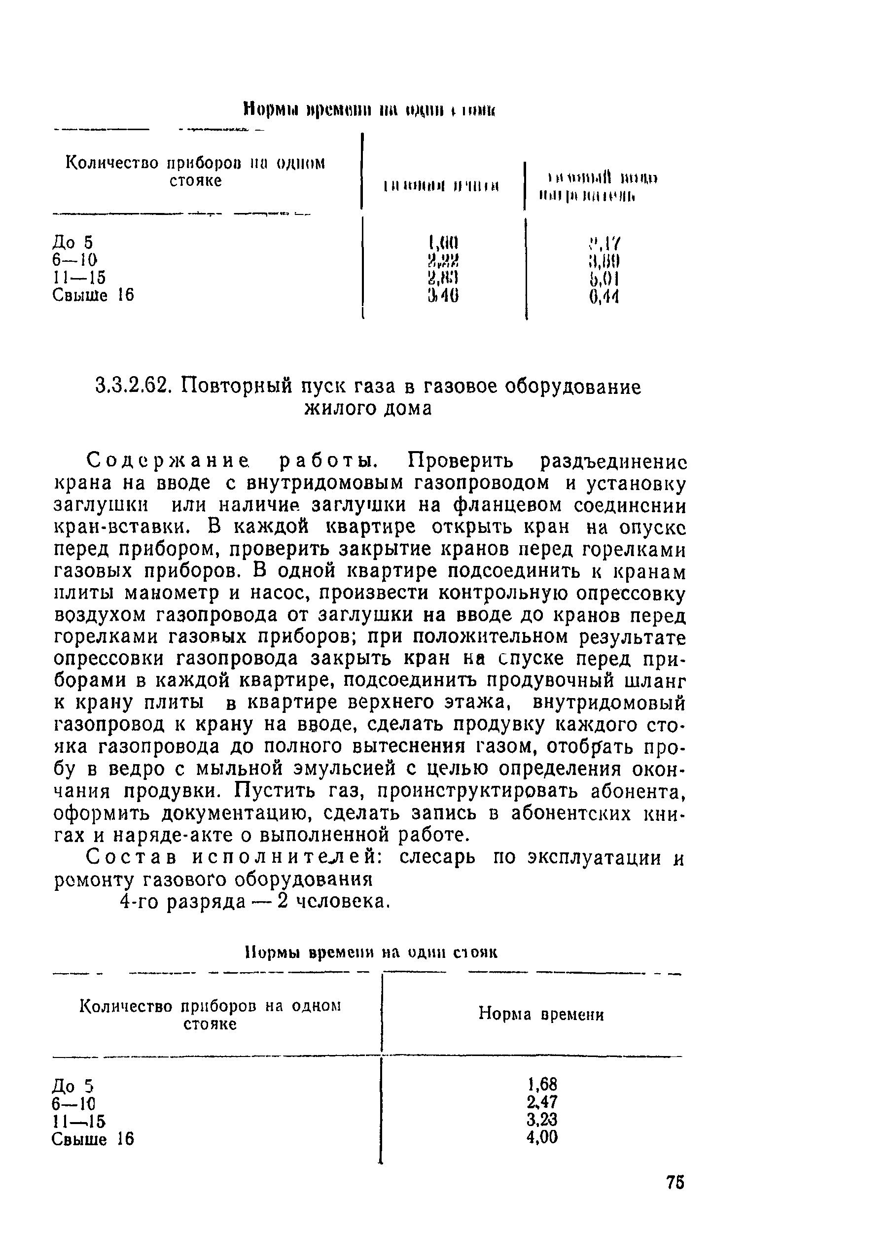 Скачать Типовые нормы времени на техническое обслуживание и ремонт  оборудования газового хозяйства