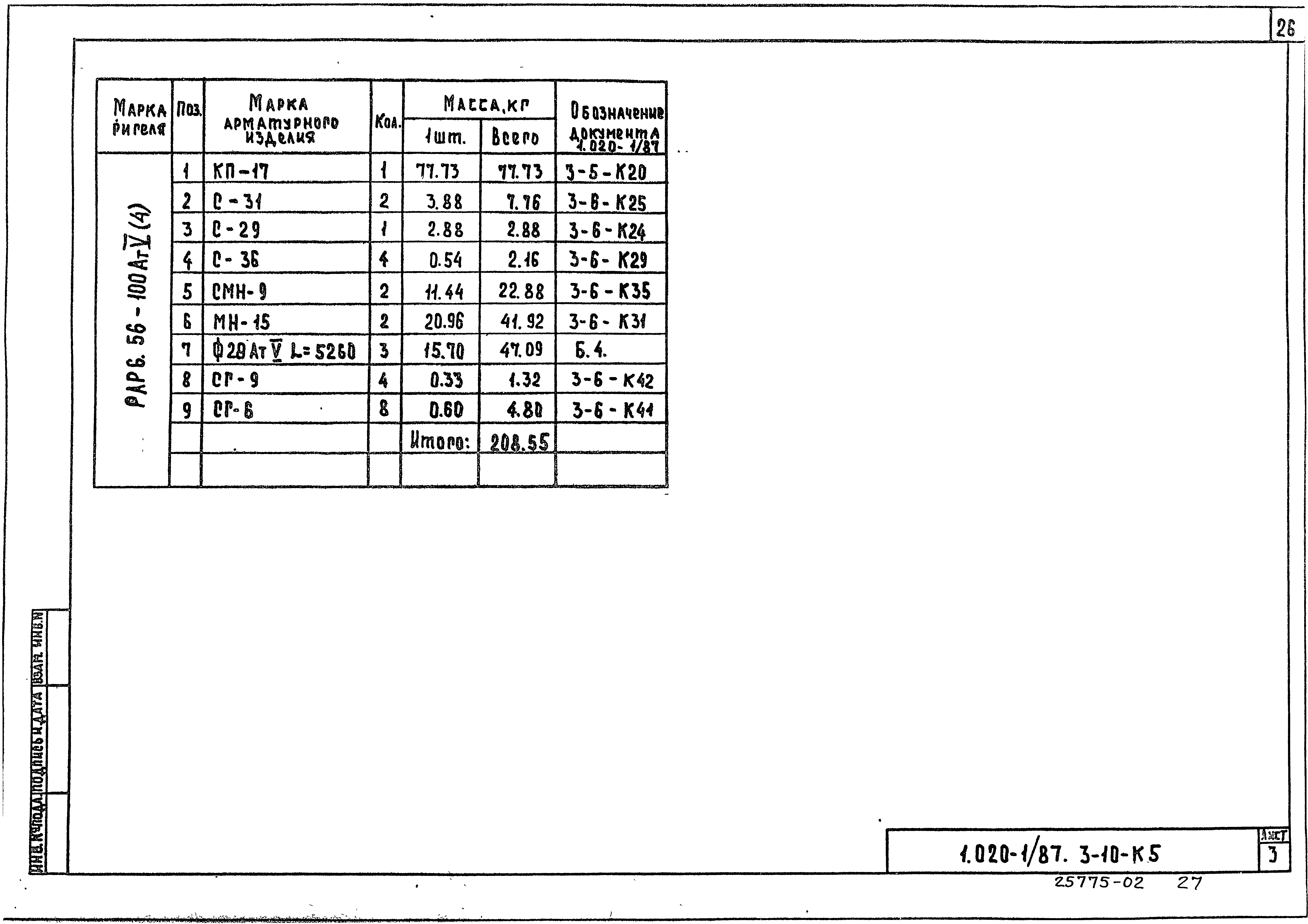 Серия 1.020-1/87