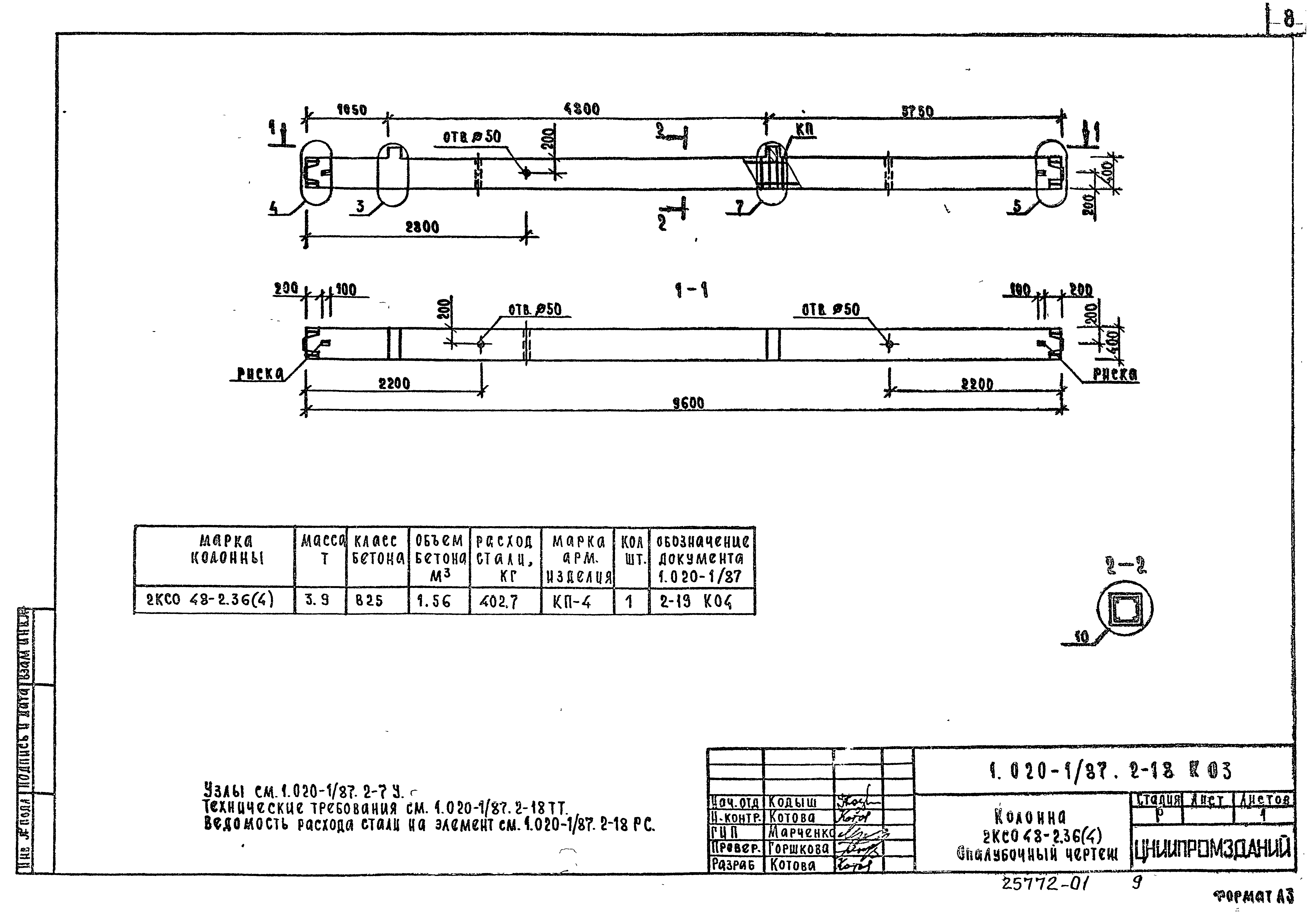 Серия 1.020-1/87