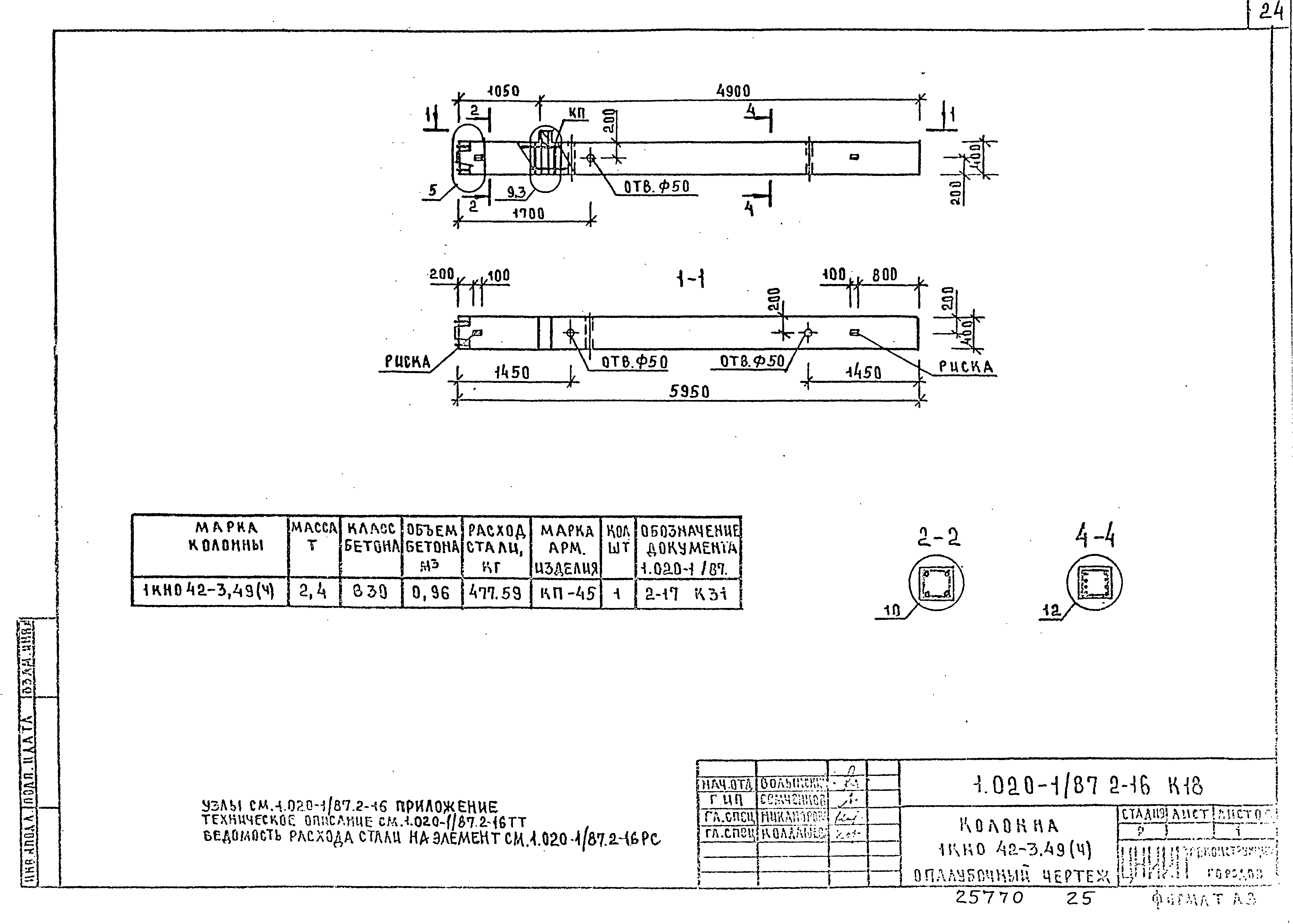 Серия 1.020-1/87