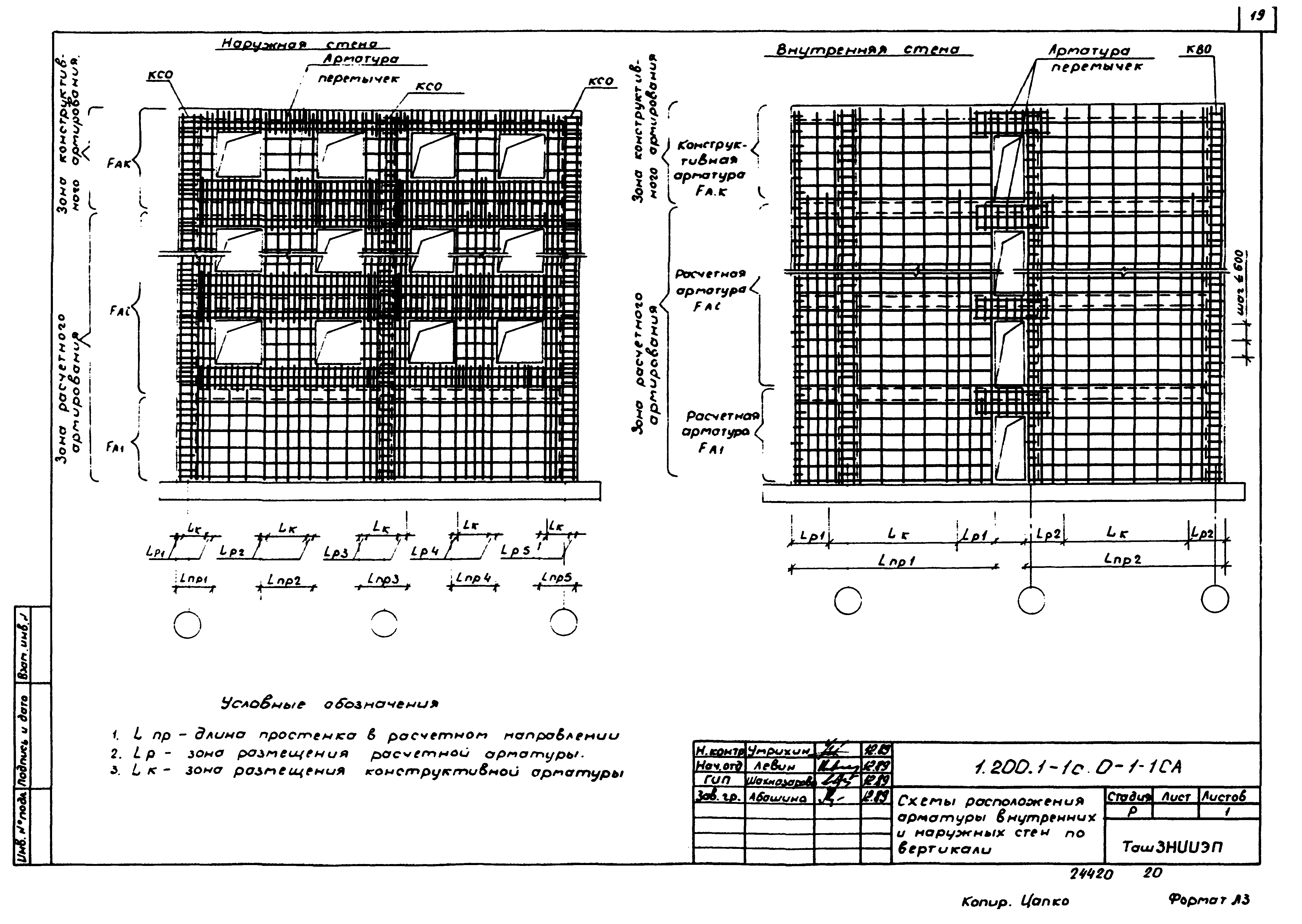 Скачать Серия 1.200.1-1с Выпуск 0-1. Элементы монолитных наружных и  внутренних стен. Материалы для проектирования