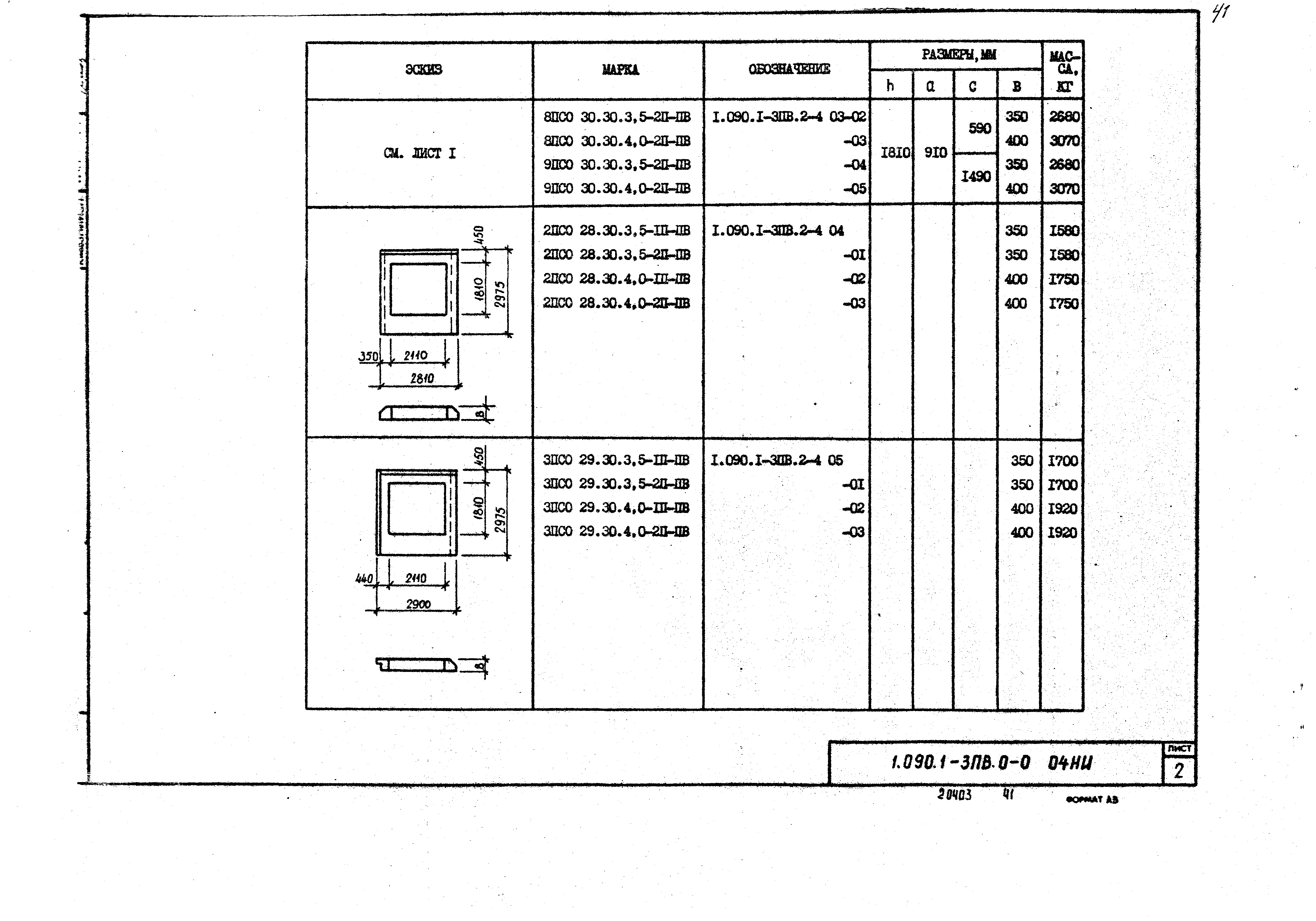 Серия 1.090.1-3пв